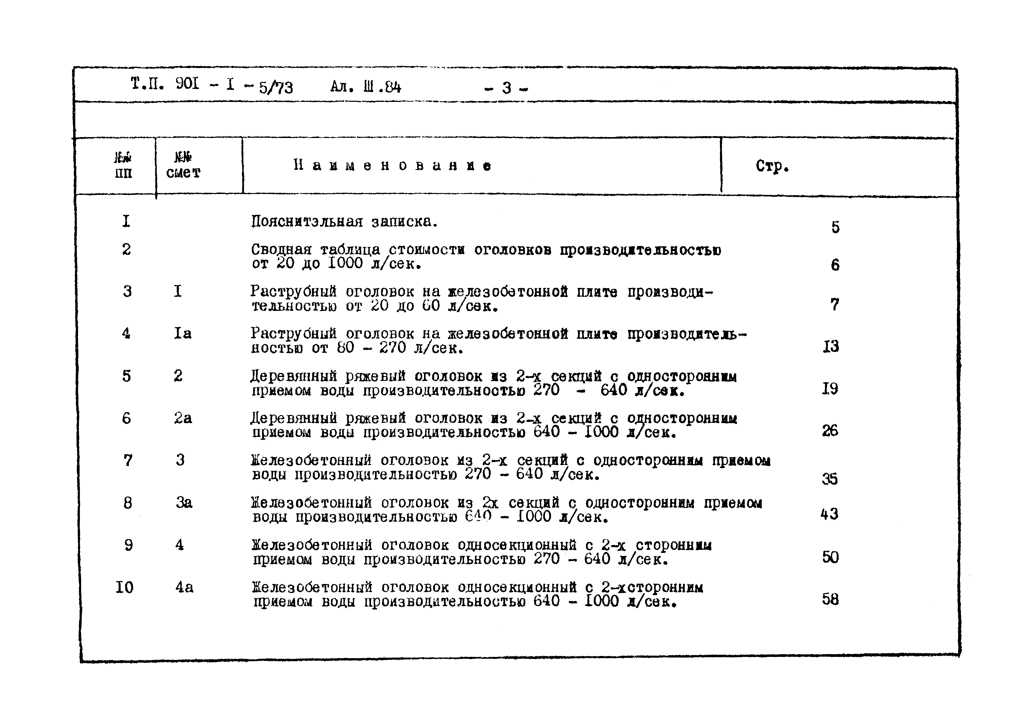 Типовой проект 901-1-5/73