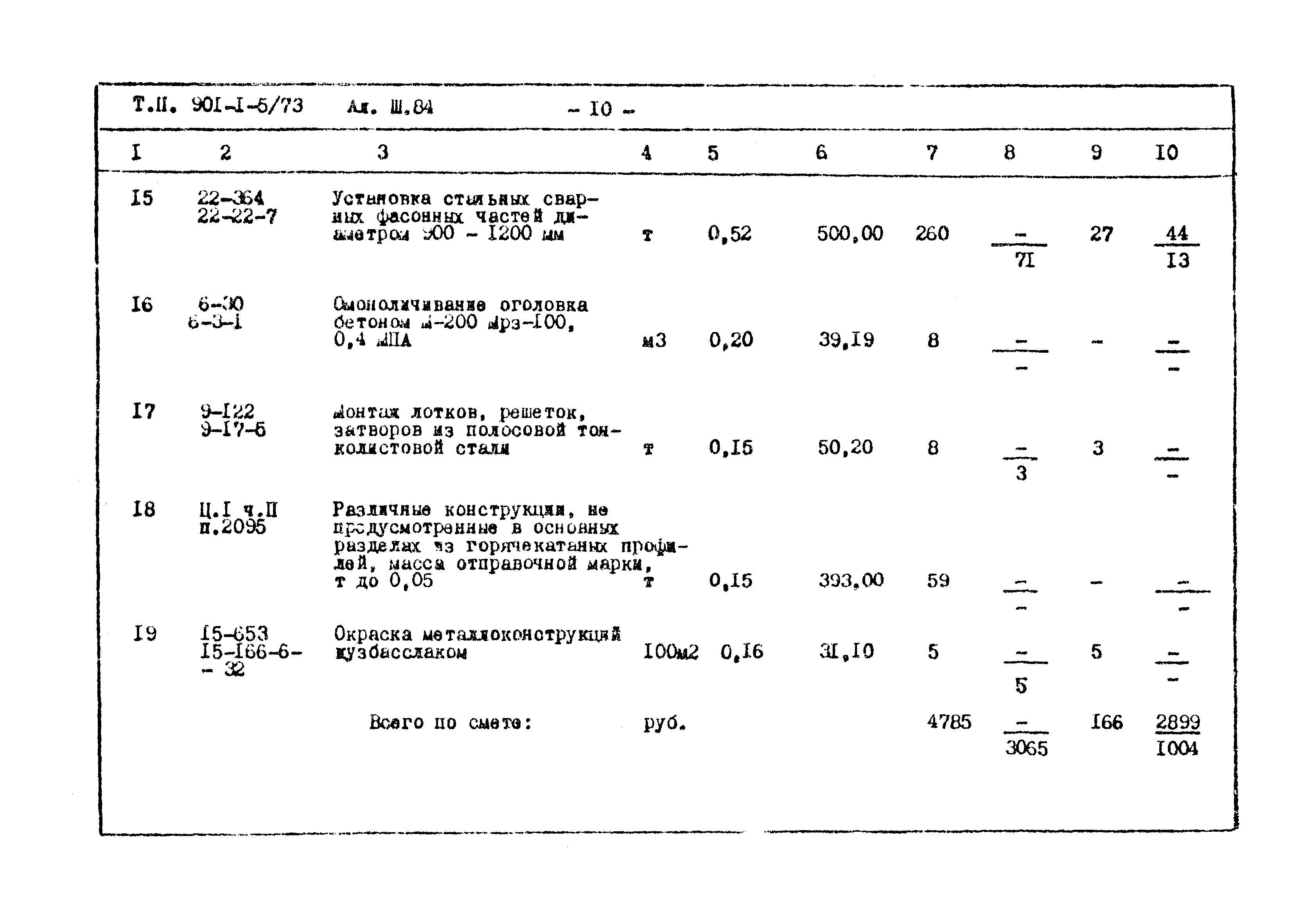 Типовой проект 901-1-5/73