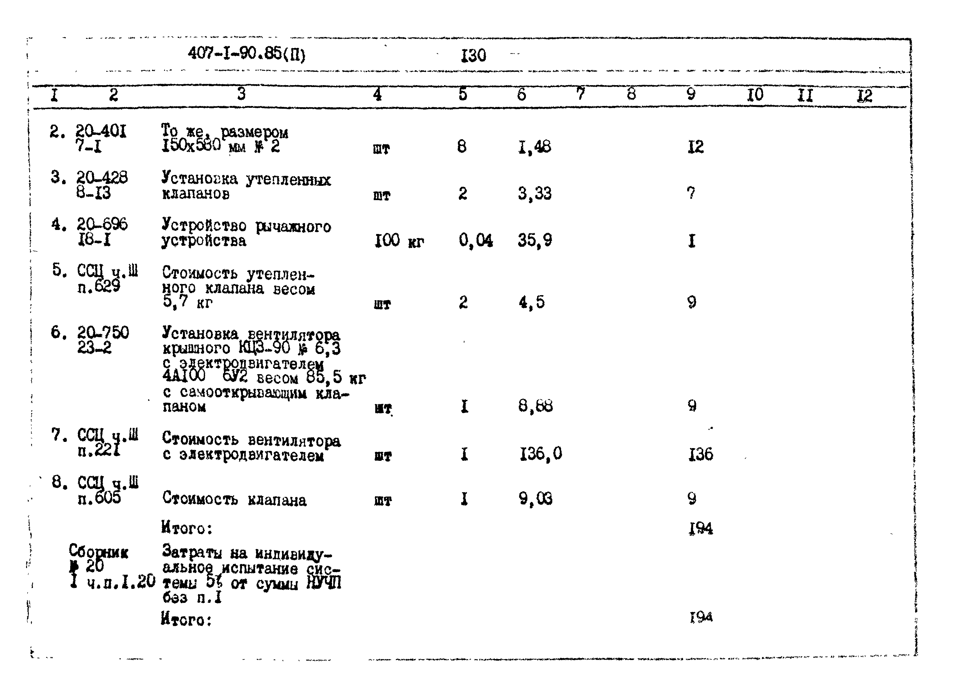 Типовой проект 407-1-90.85