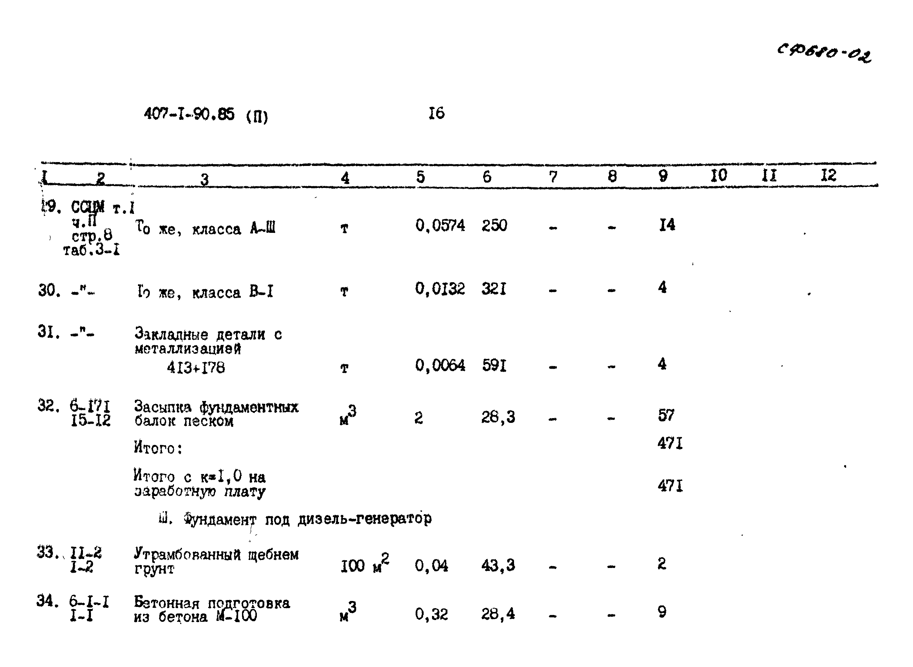 Типовой проект 407-1-90.85