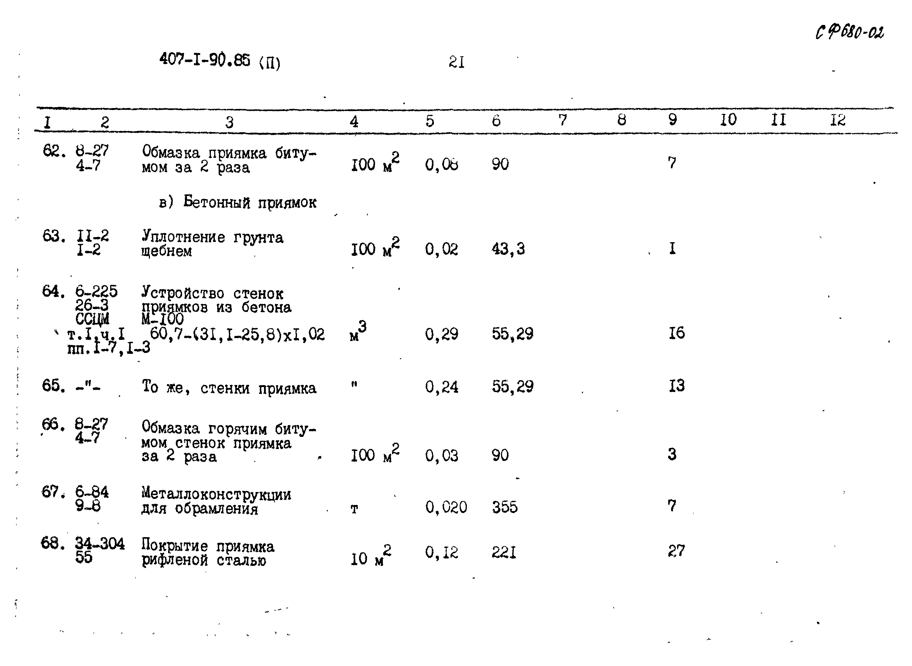 Типовой проект 407-1-90.85