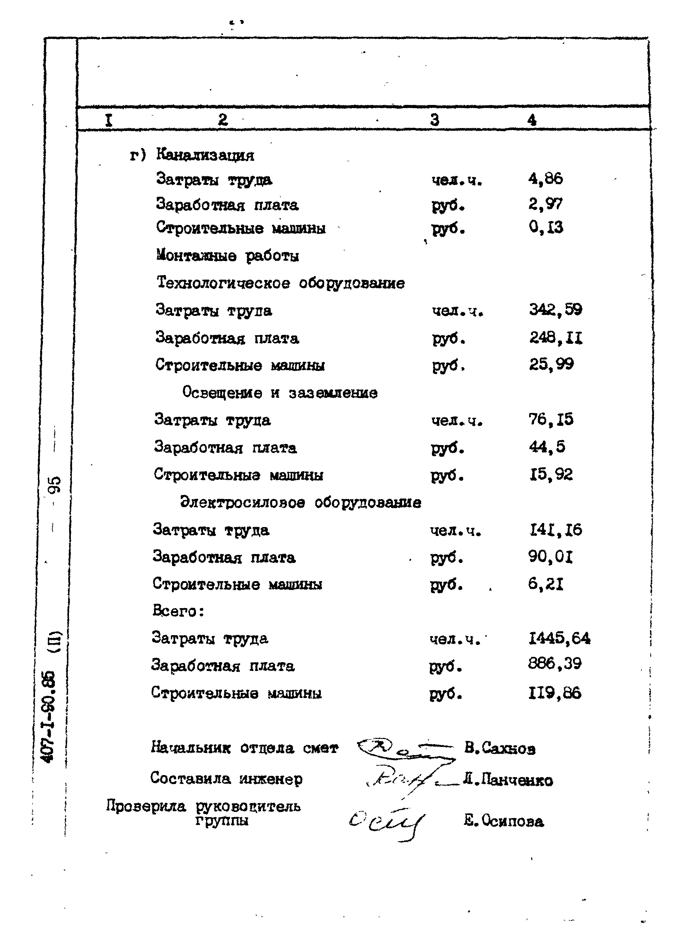 Типовой проект 407-1-90.85