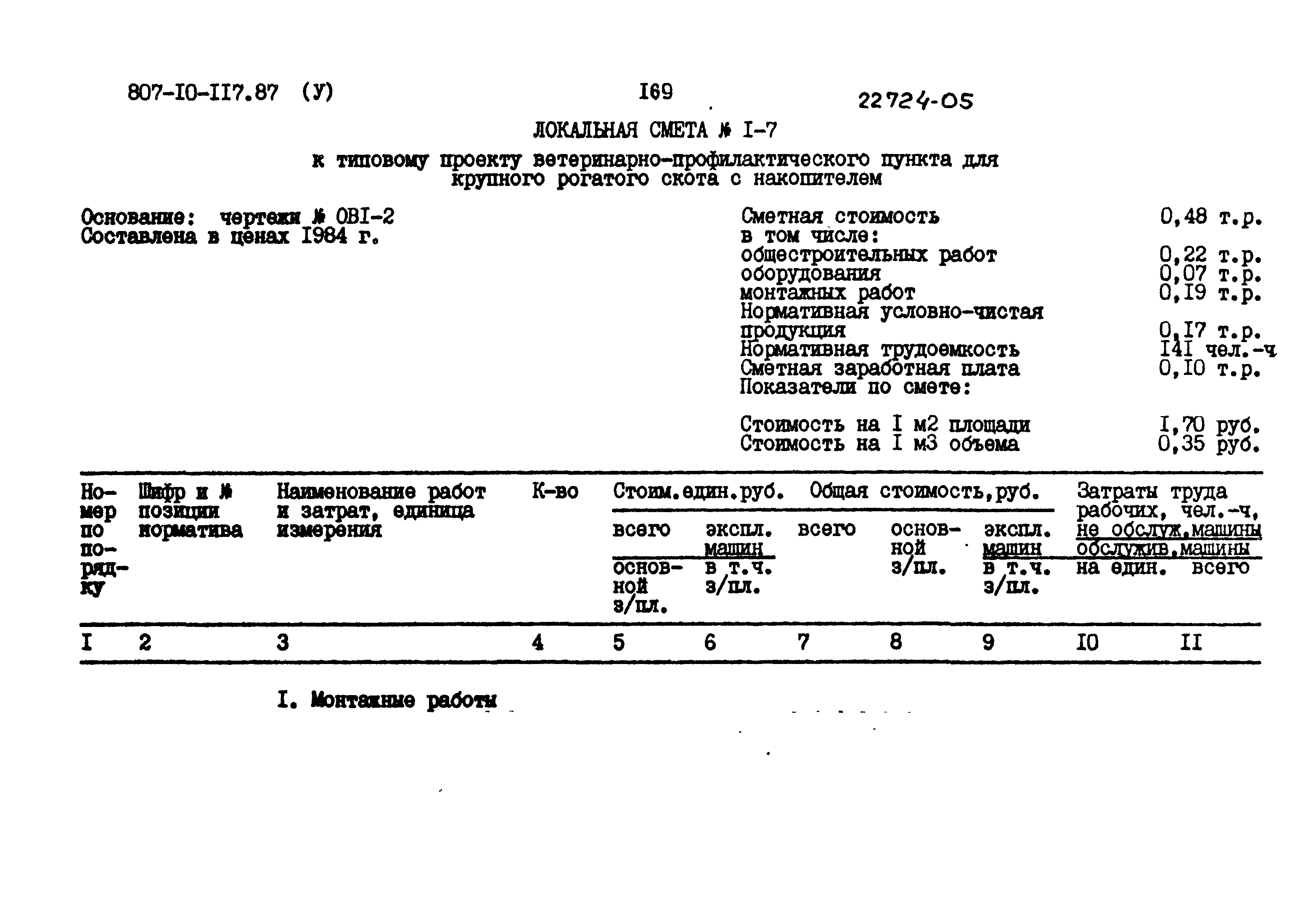 Типовой проект 807-10-117.87