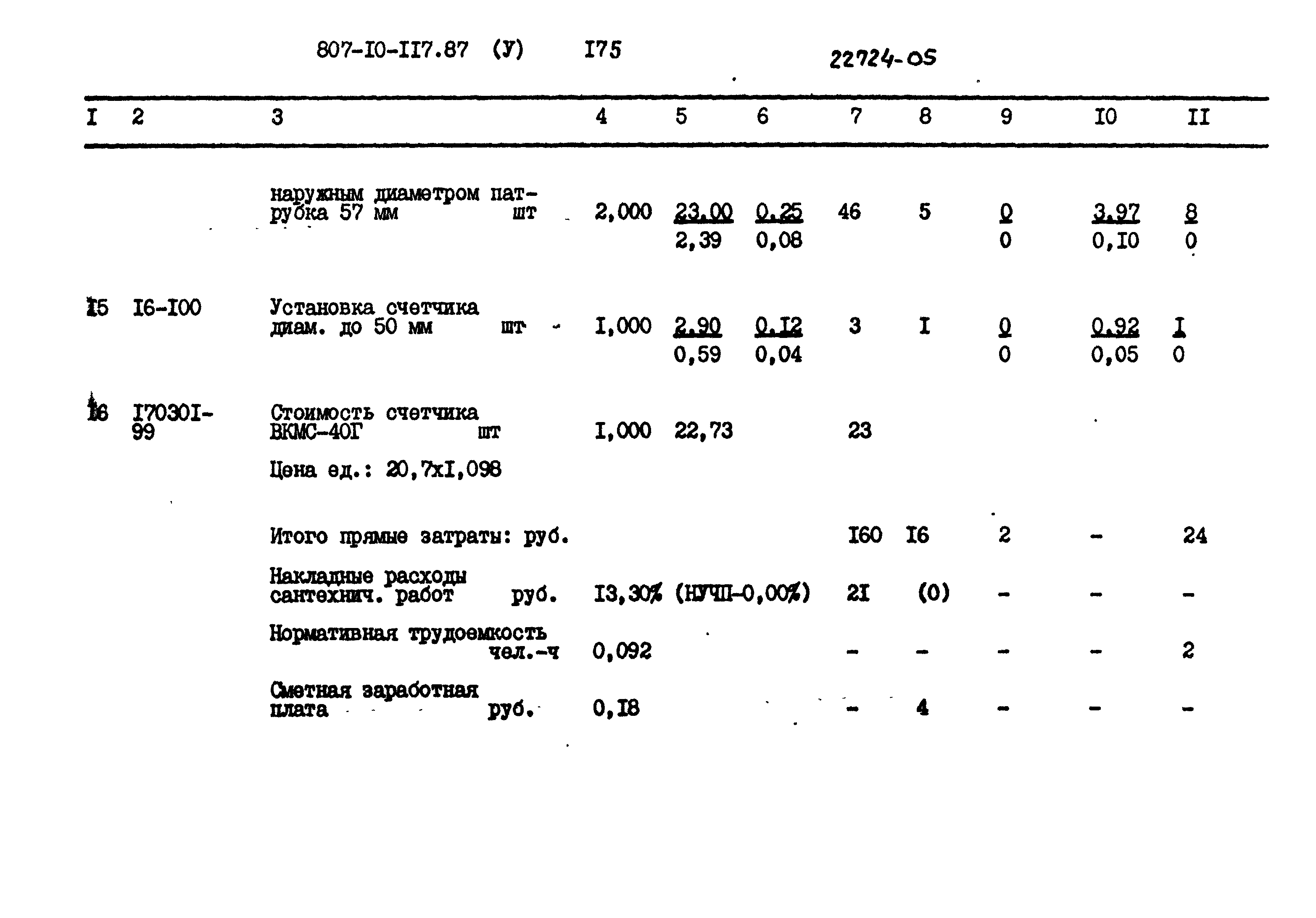 Типовой проект 807-10-117.87