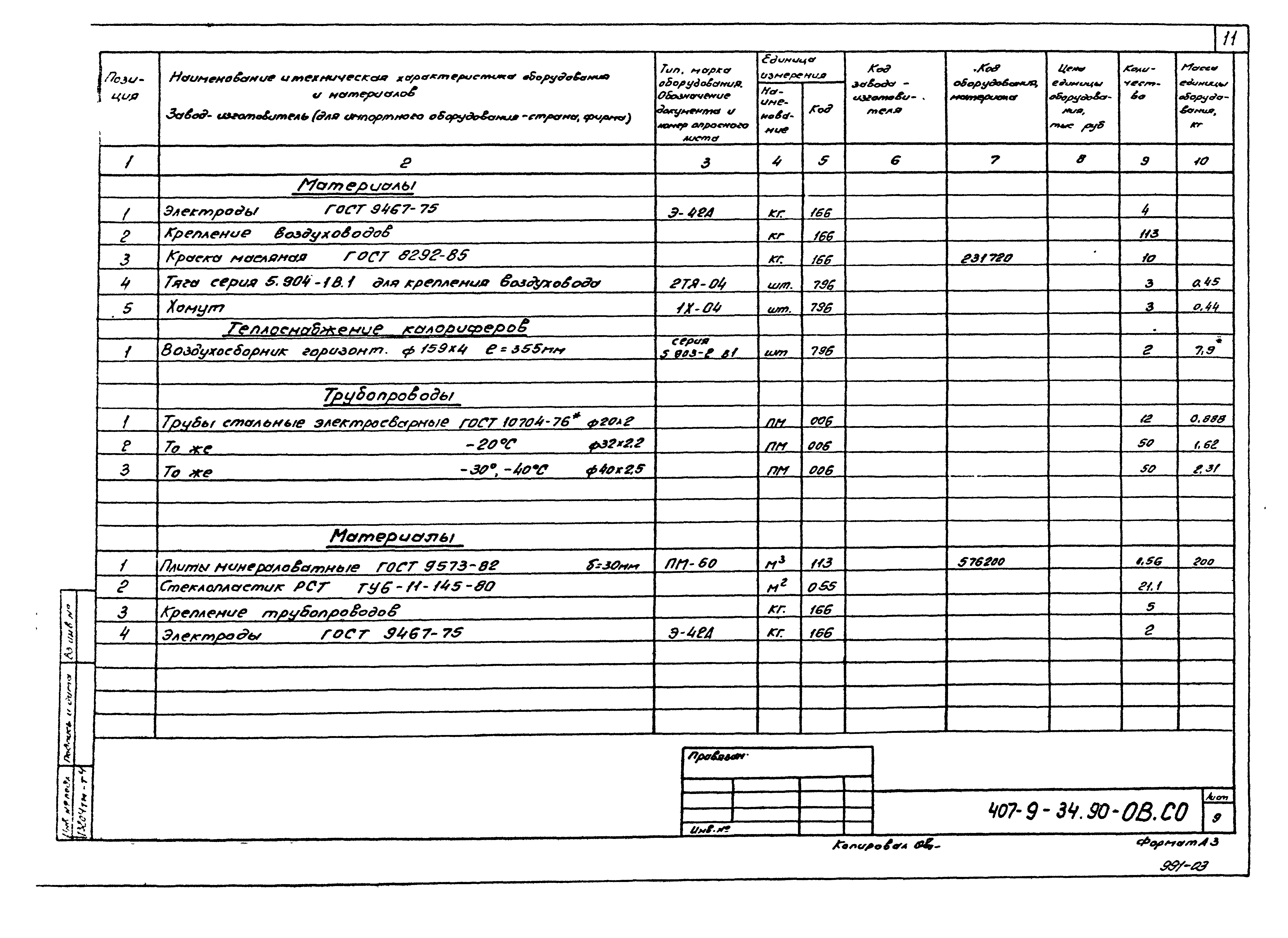Типовой проект 407-9-34.90