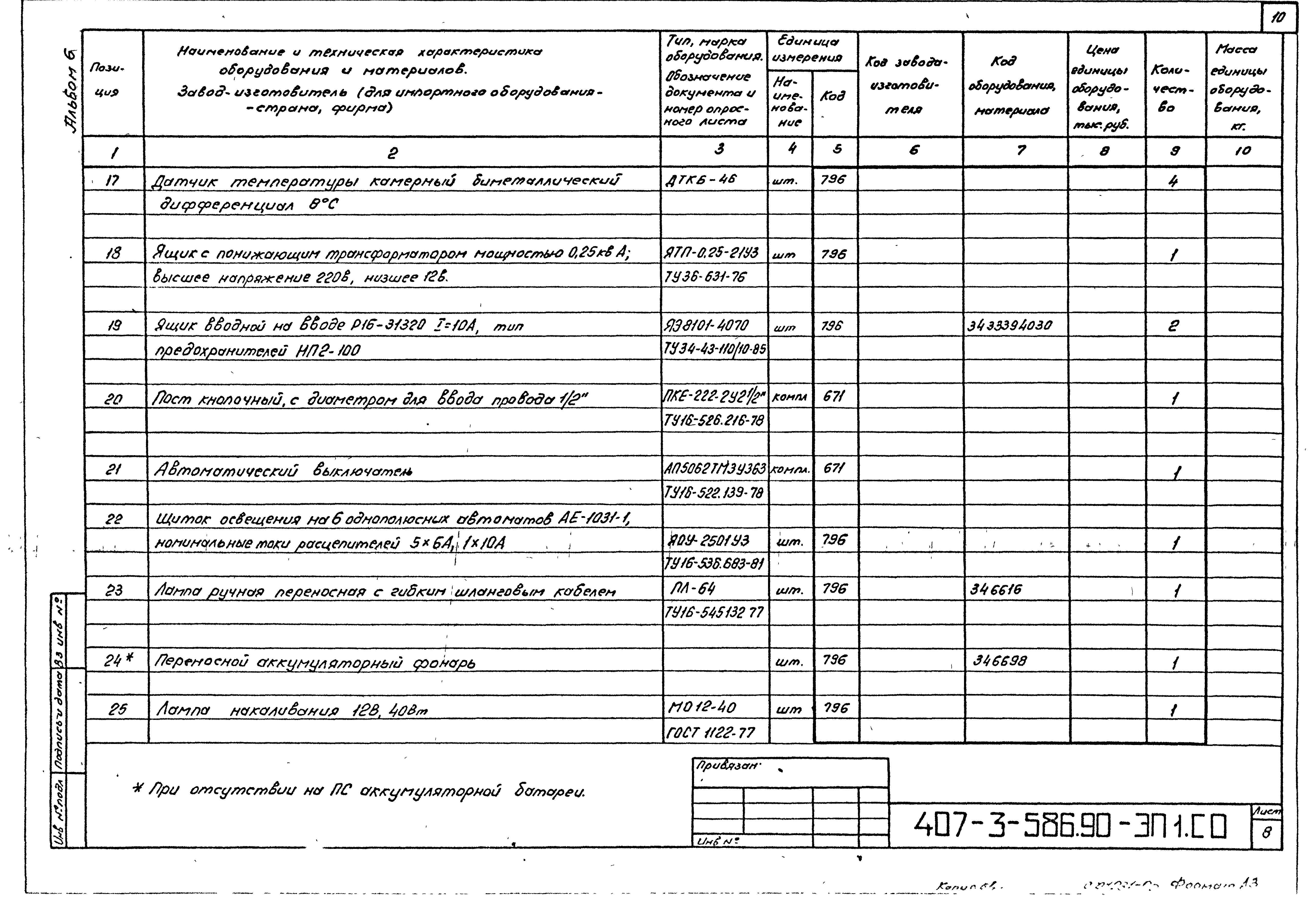 Типовой проект 407-3-586.90