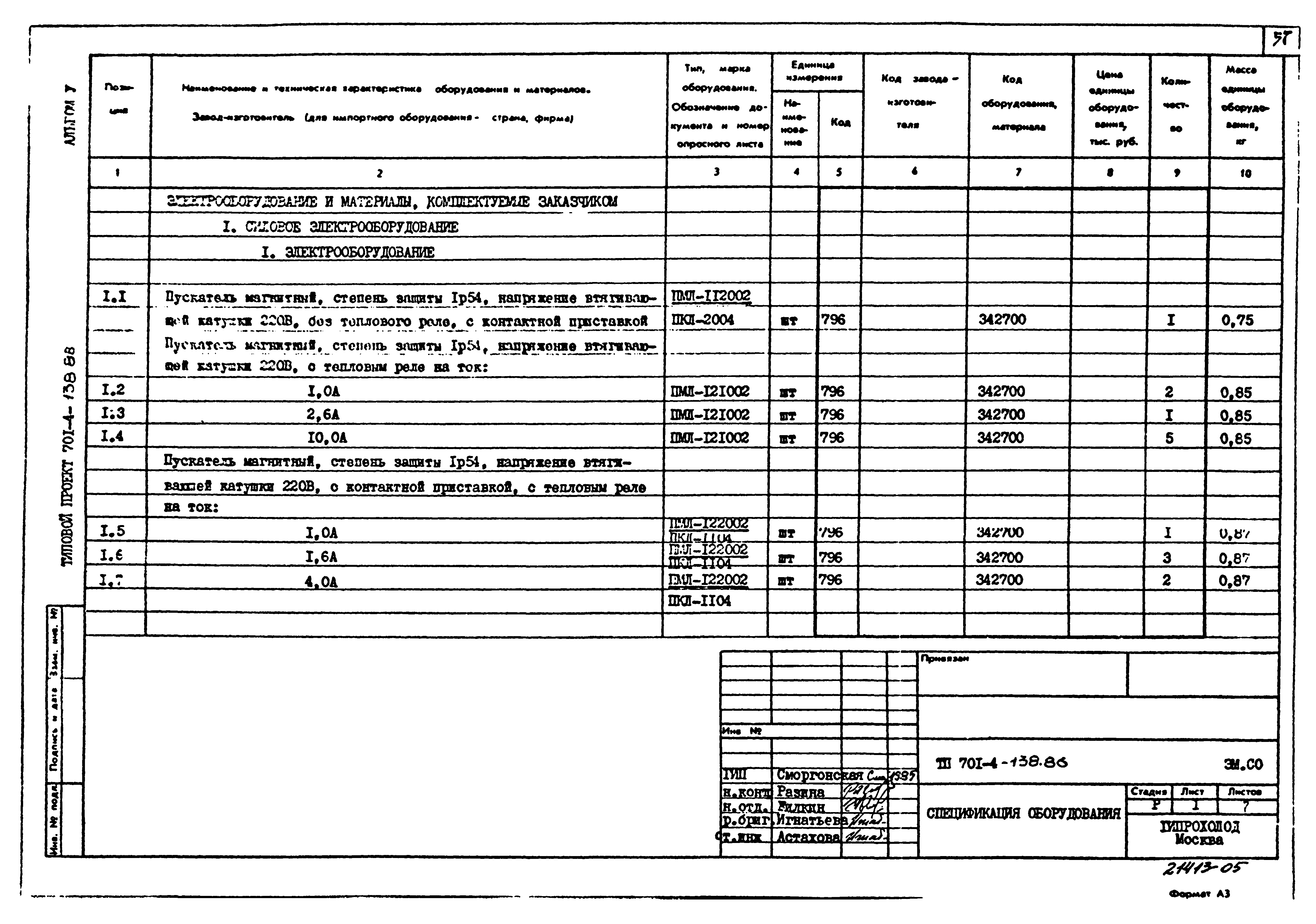 Типовой проект 701-4-138.86