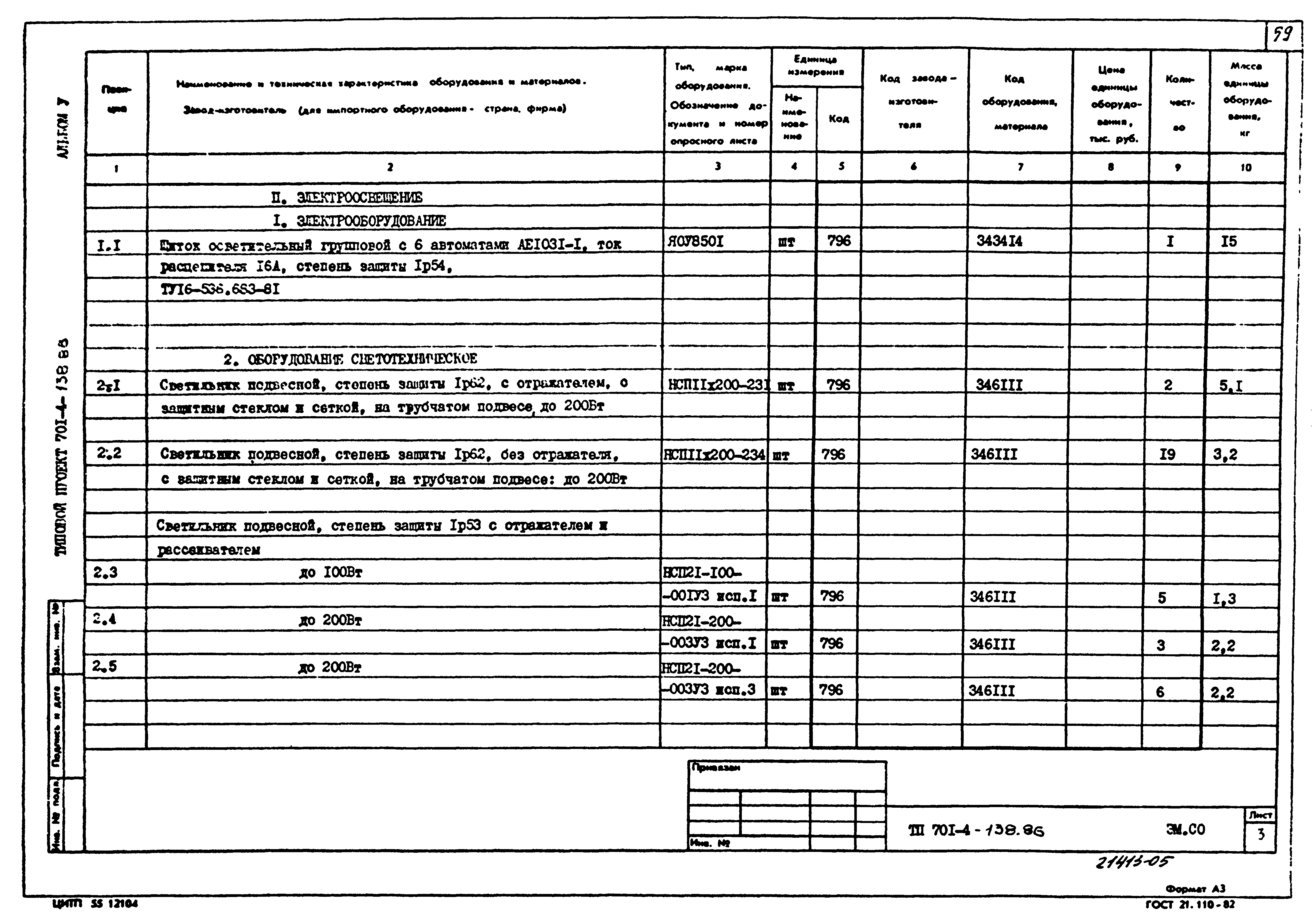 Типовой проект 701-4-138.86