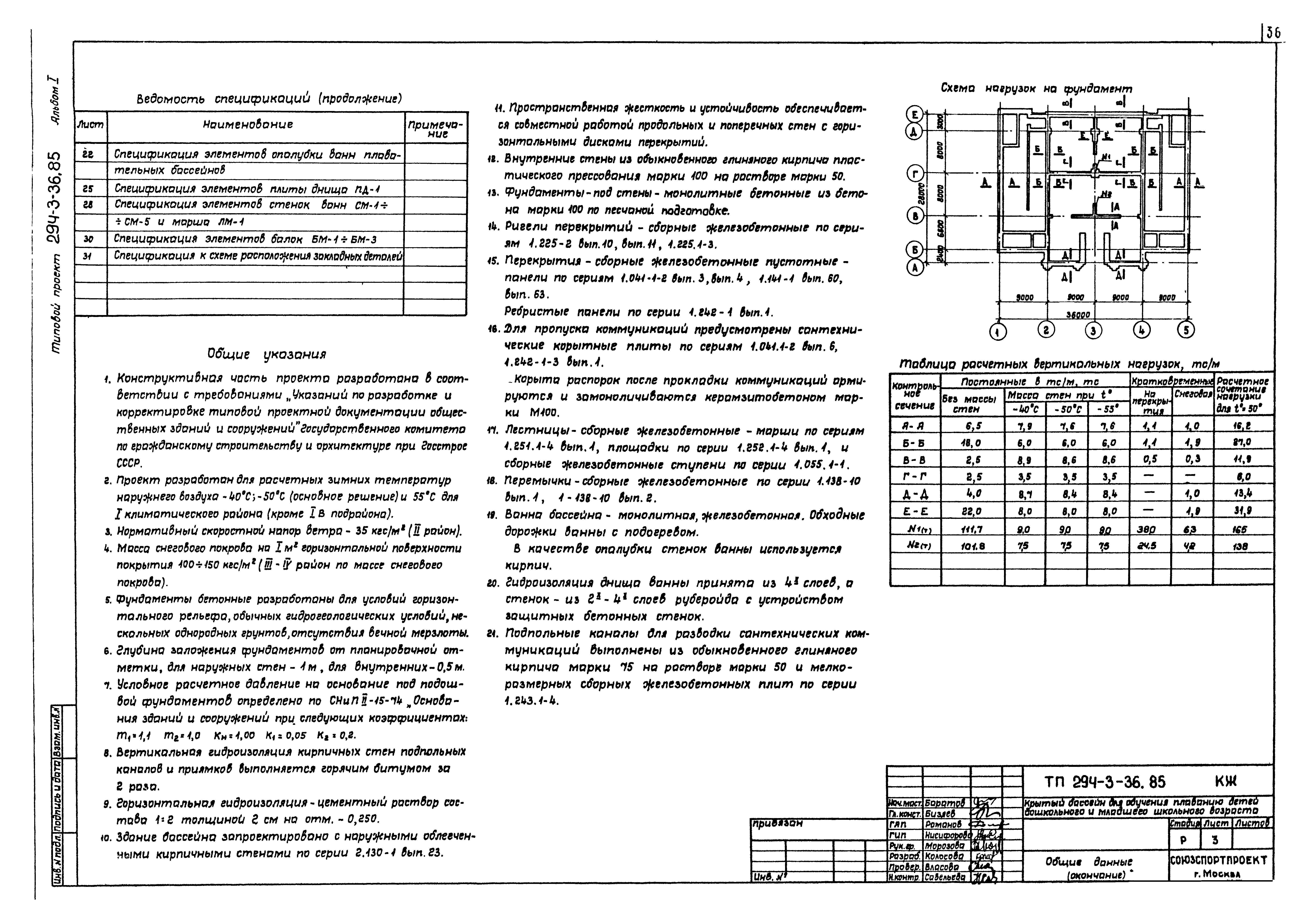 Типовой проект 294-3-36.85