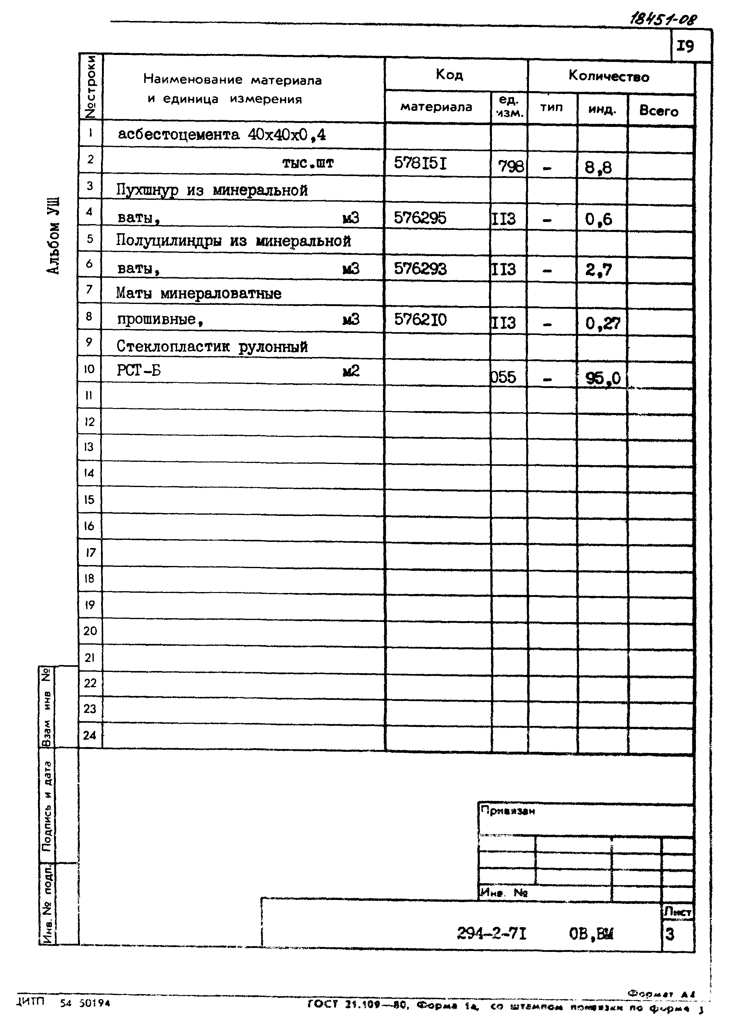 Типовой проект 294-2-71