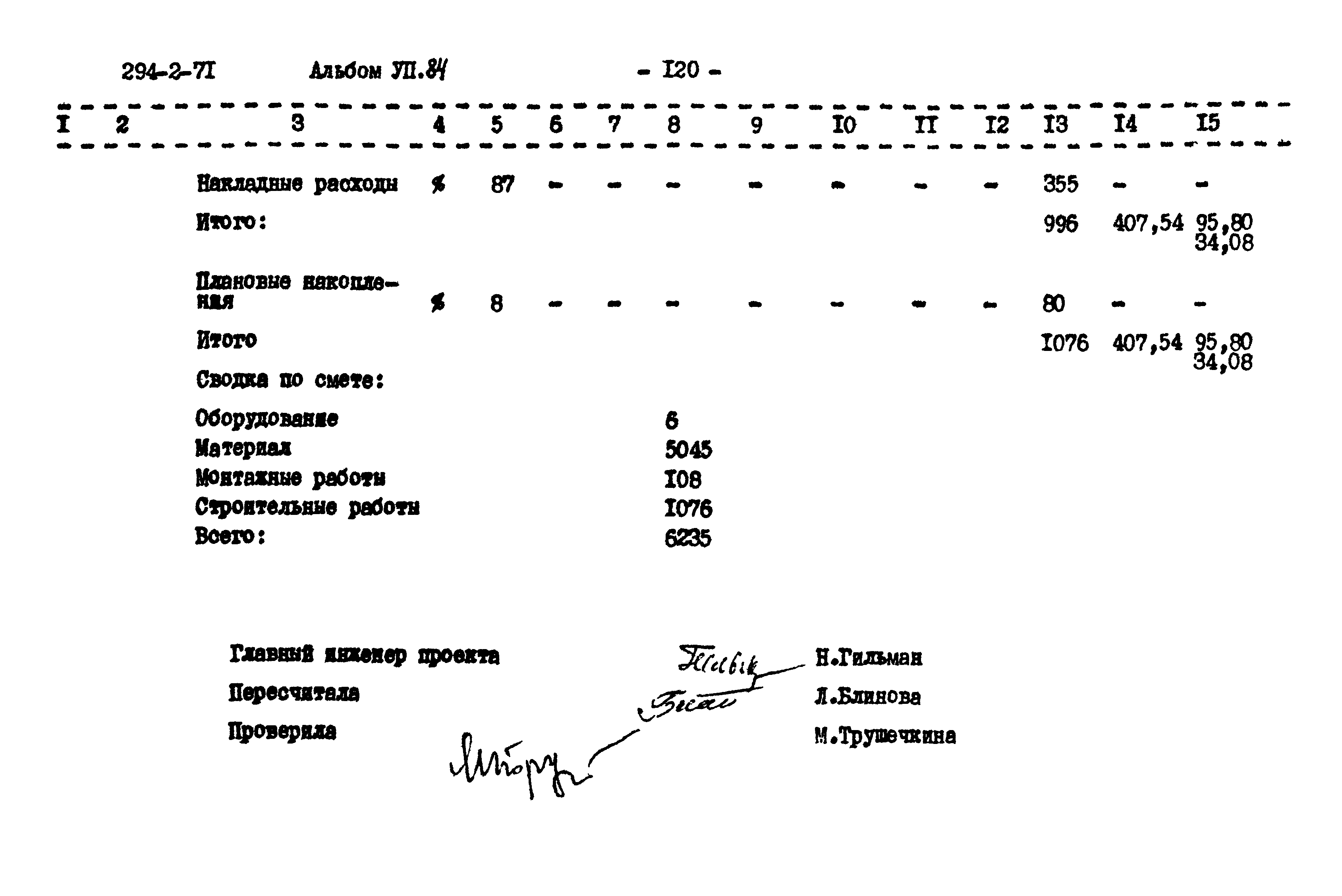 Типовой проект 294-2-71