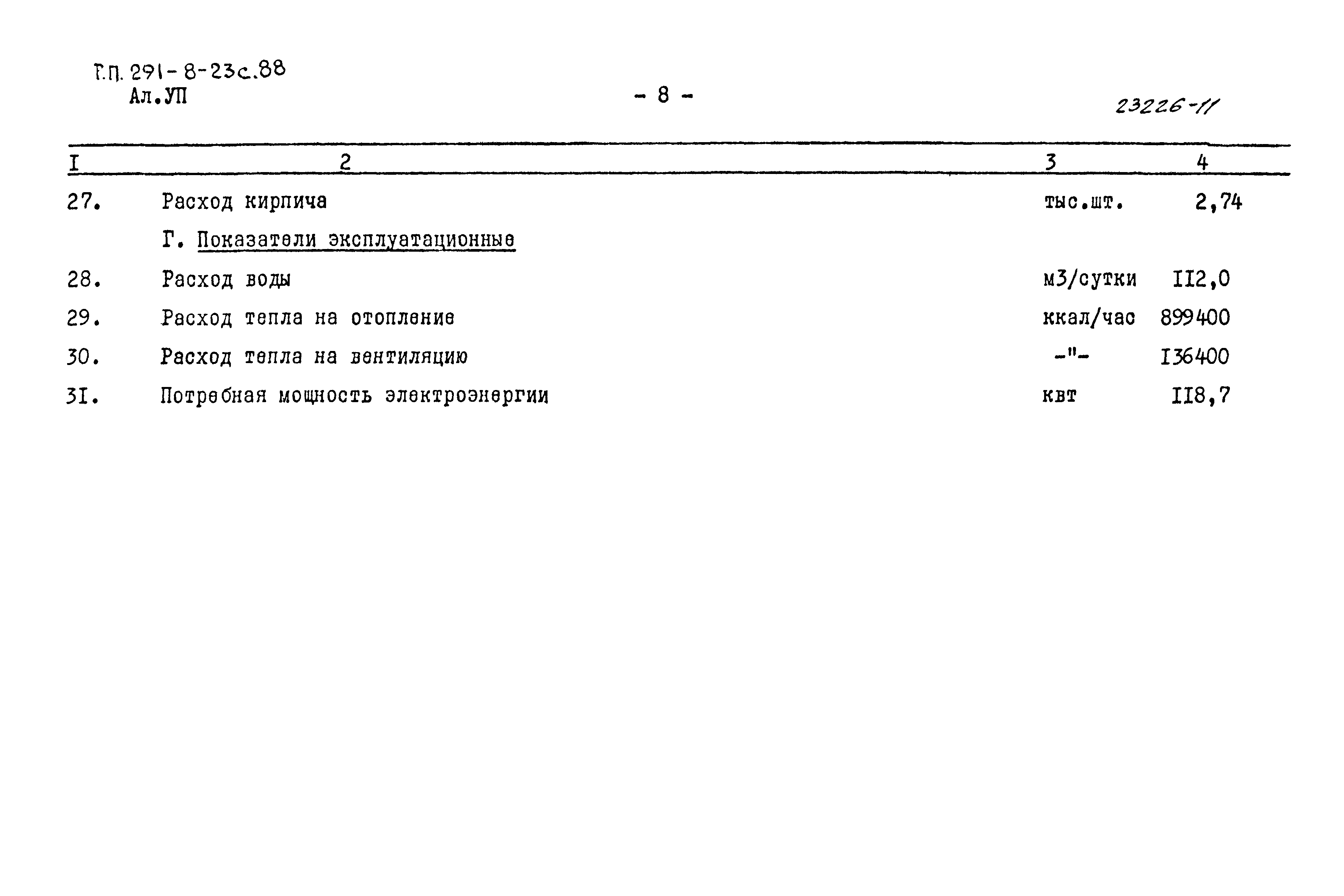 Типовой проект 291-8-23с.88