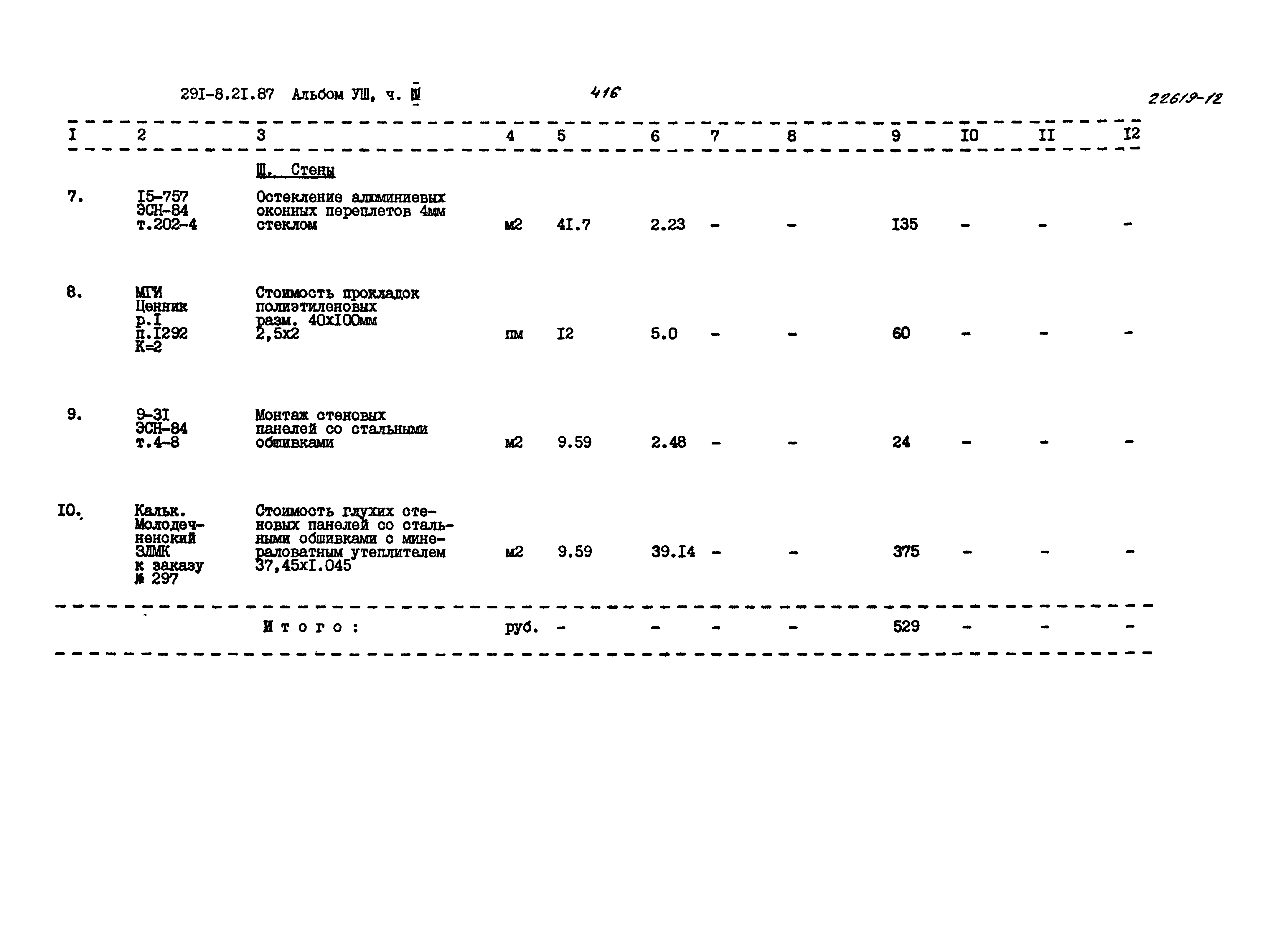 Типовой проект 291-8-21.87