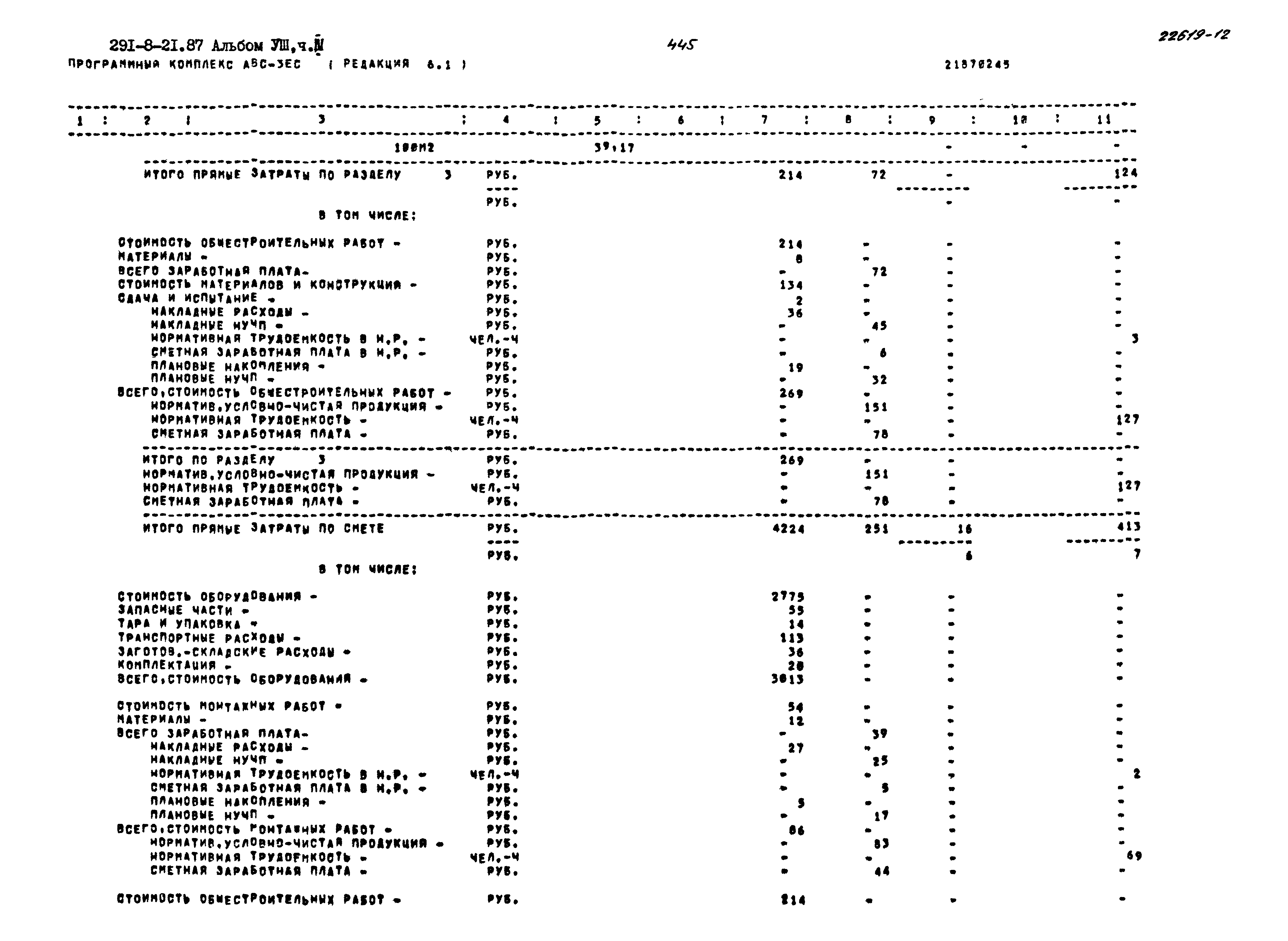 Типовой проект 291-8-21.87