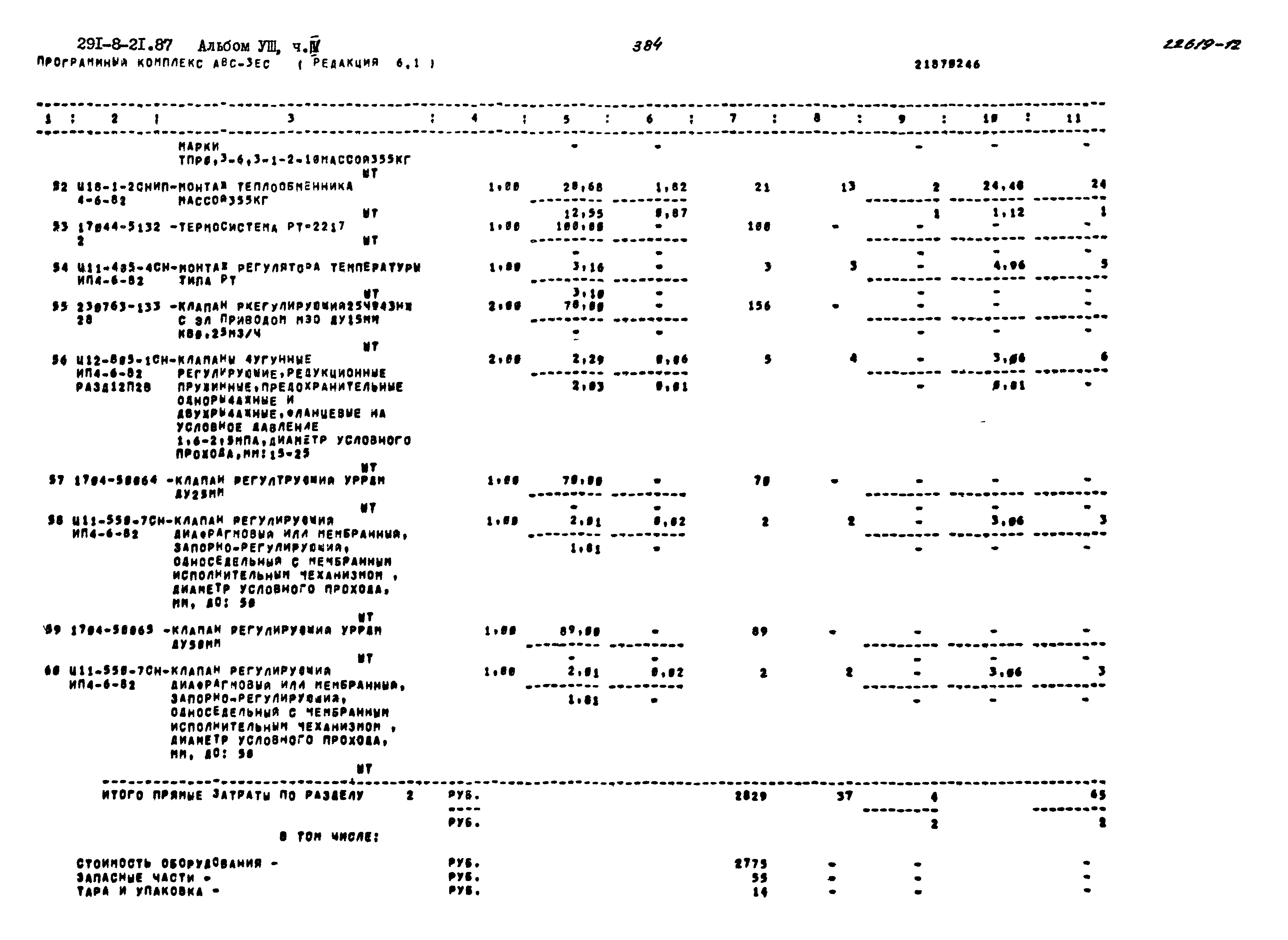 Типовой проект 291-8-21.87