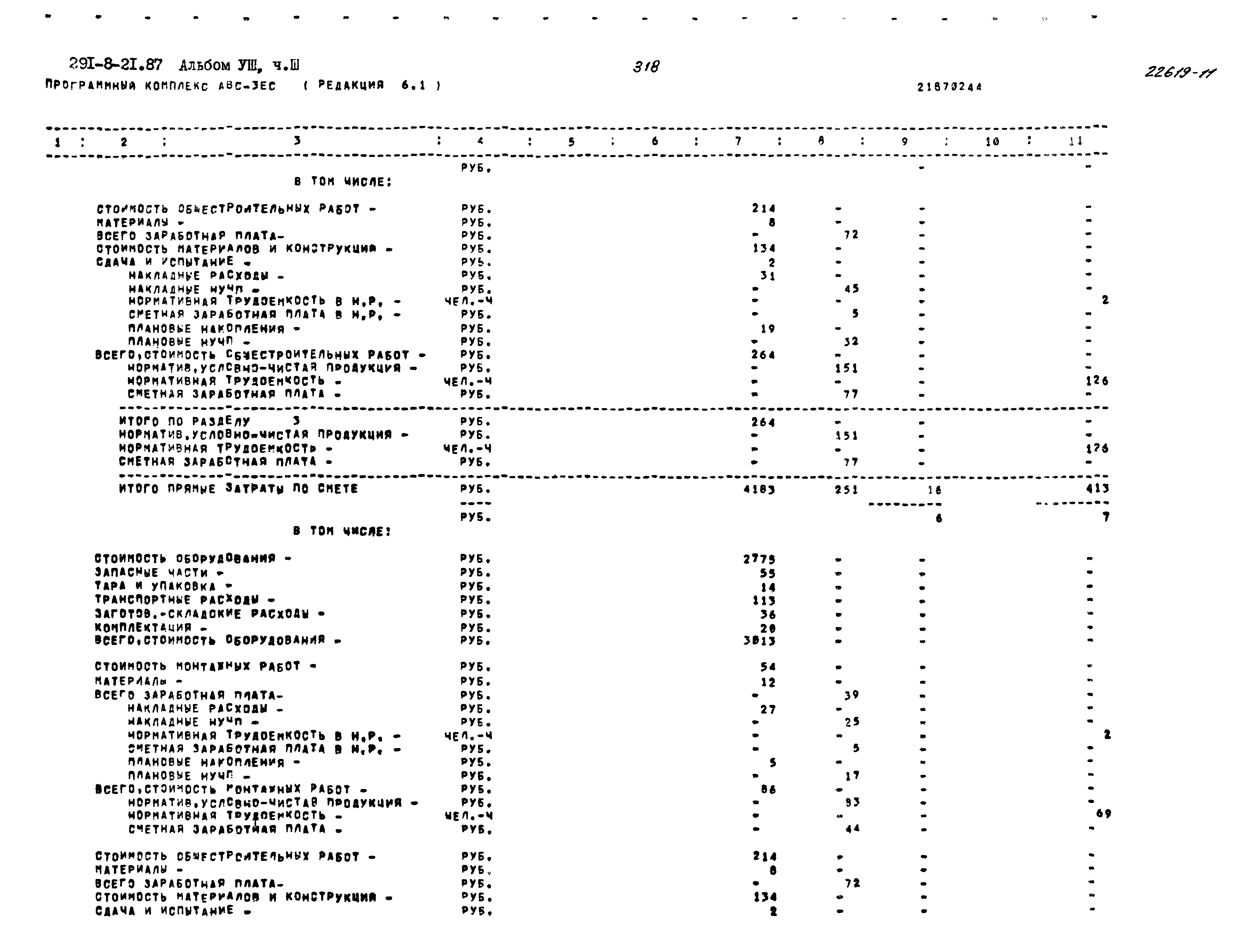 Типовой проект 291-8-21.87