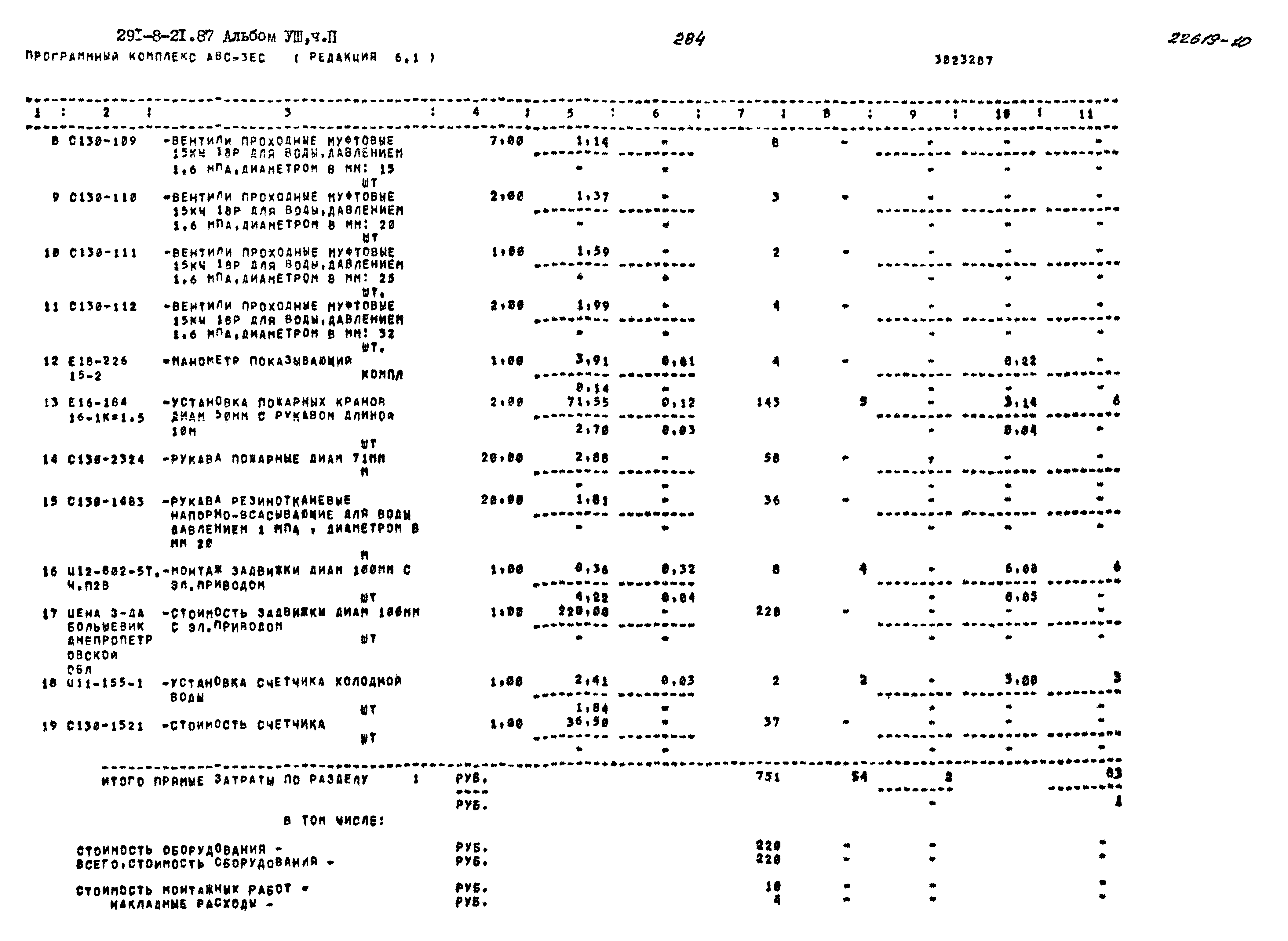 Типовой проект 291-8-21.87