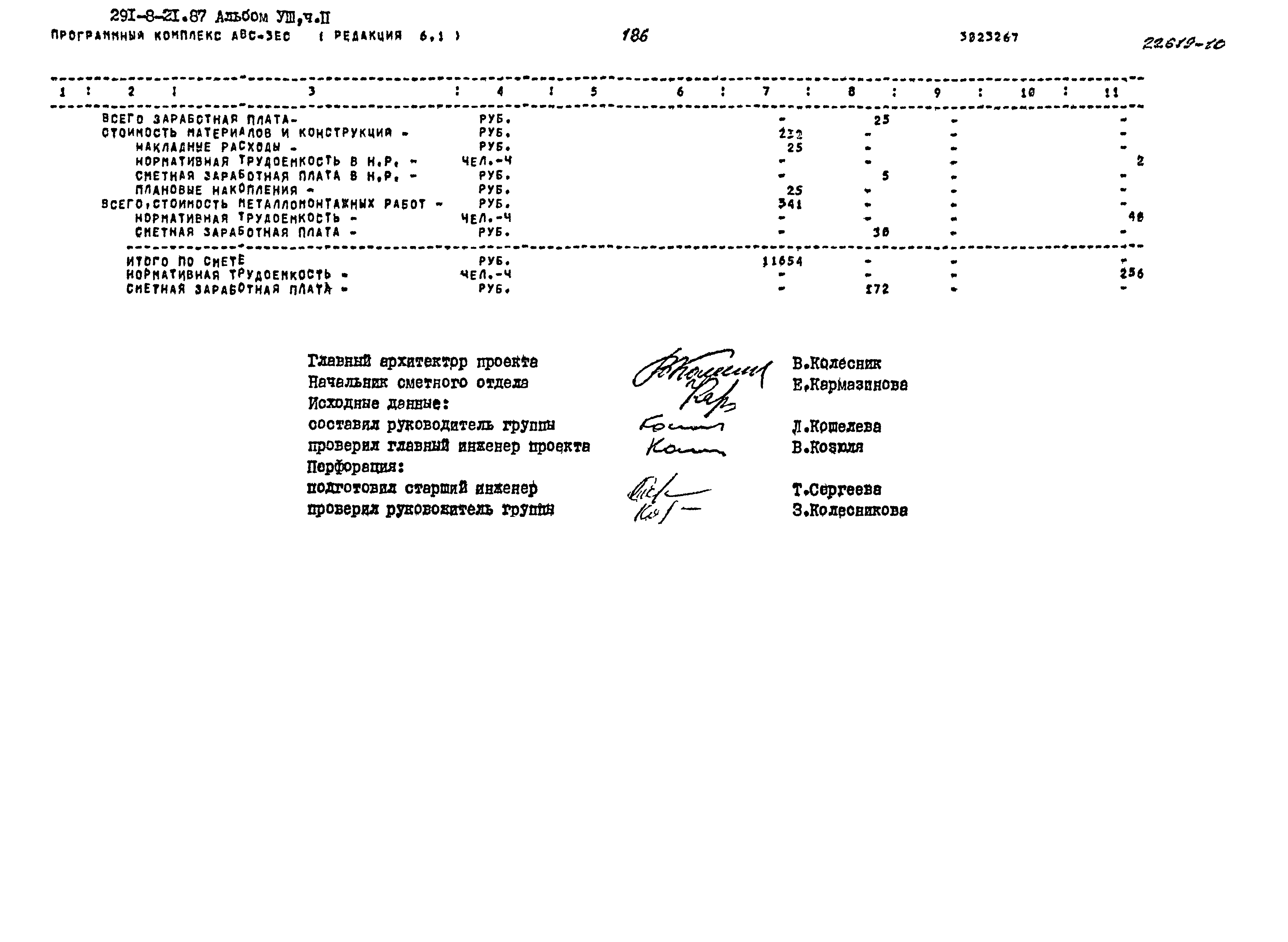 Типовой проект 291-8-21.87