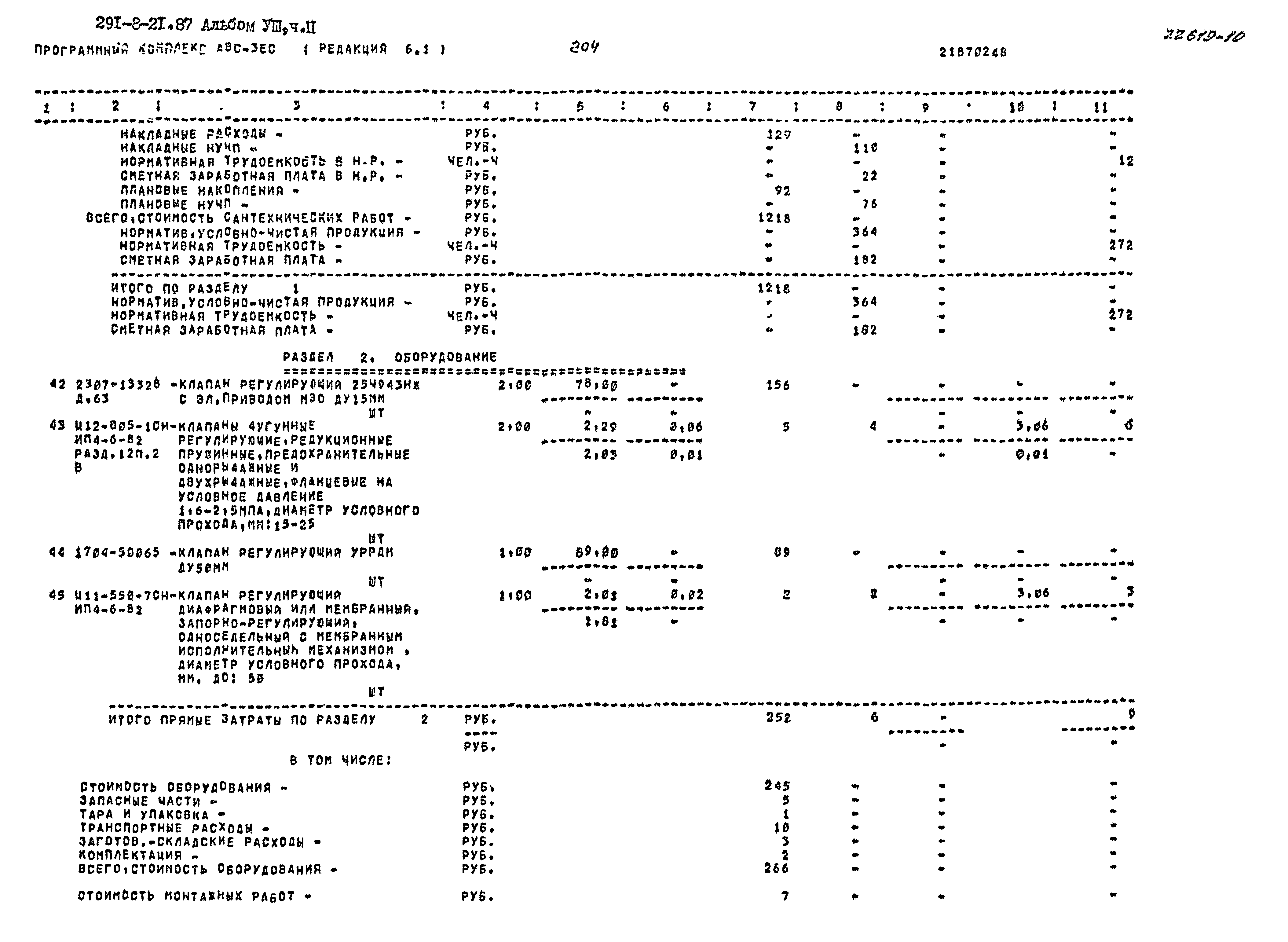 Типовой проект 291-8-21.87