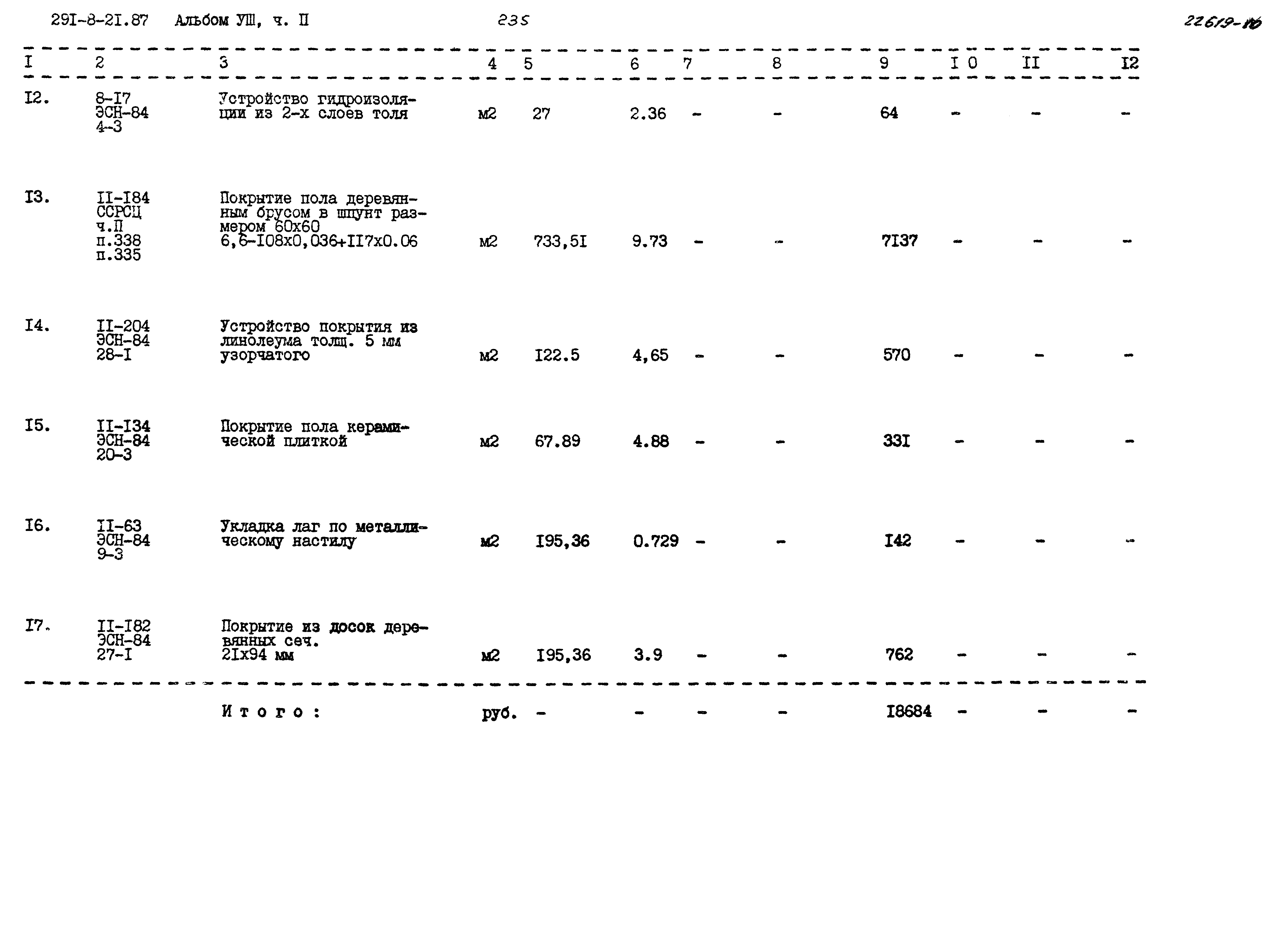 Типовой проект 291-8-21.87