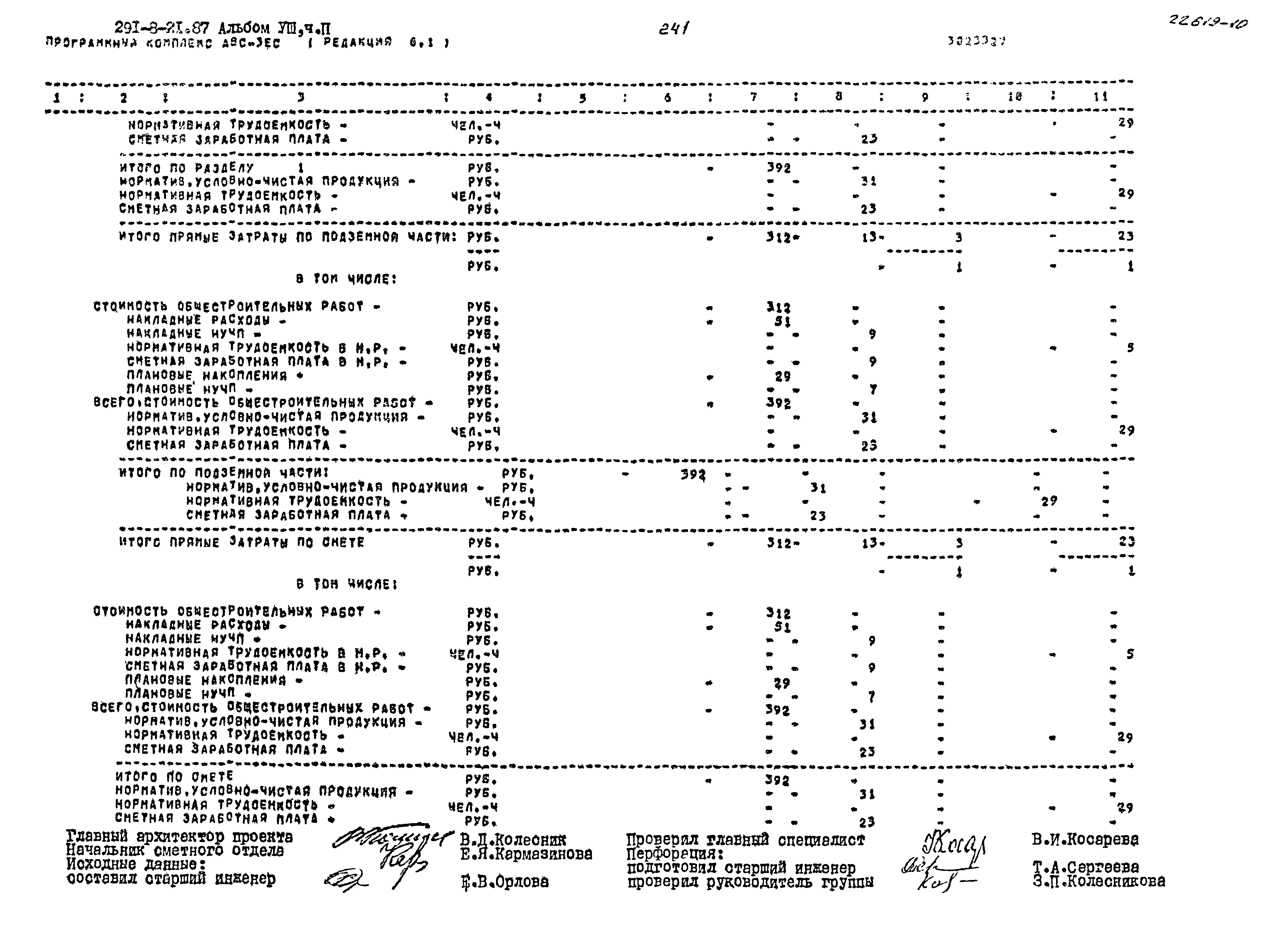 Типовой проект 291-8-21.87