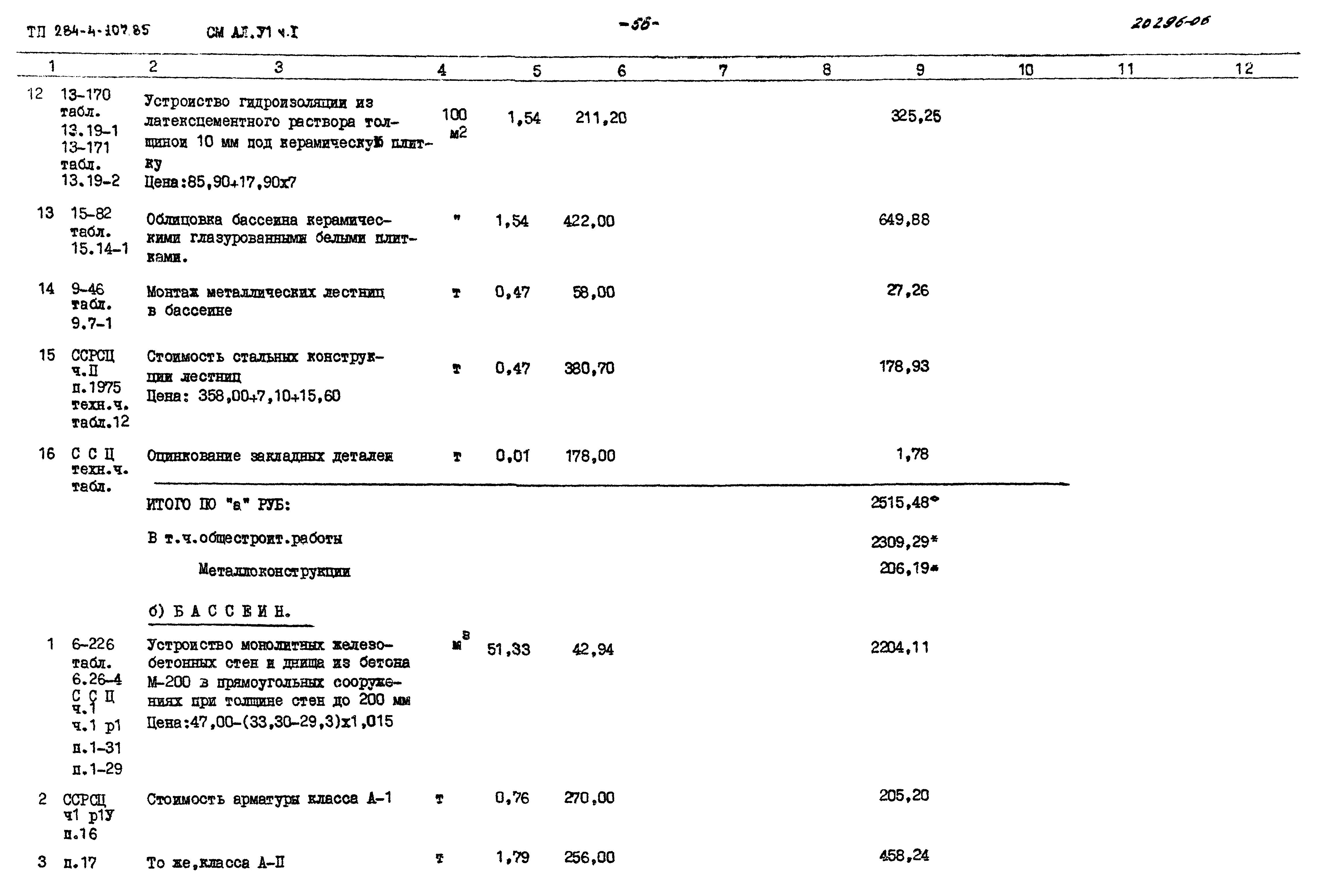 Типовой проект 284-4-107.85