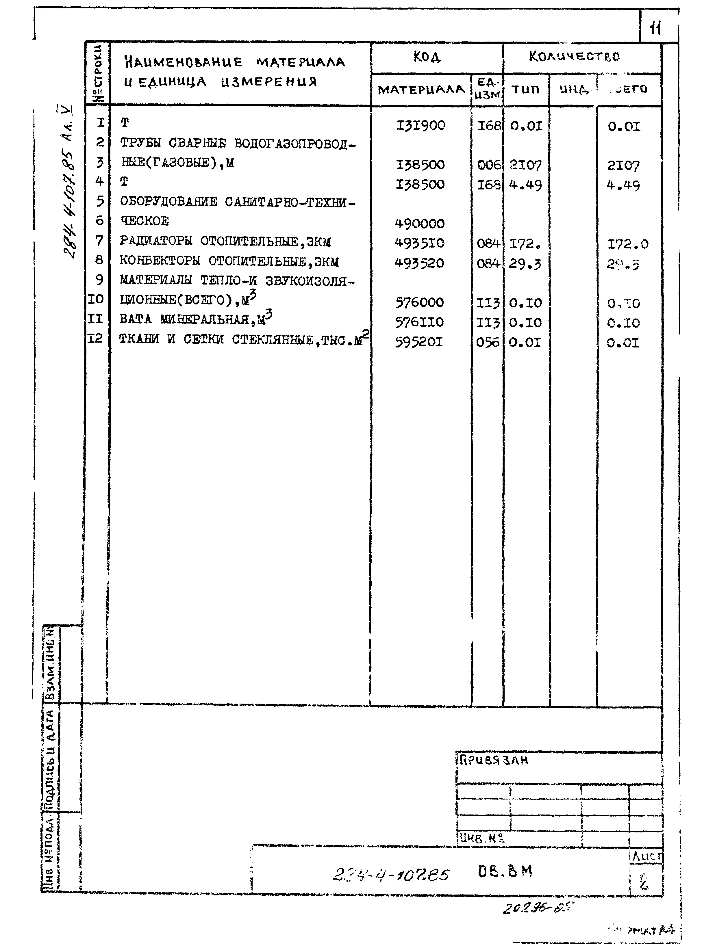 Типовой проект 284-4-107.85