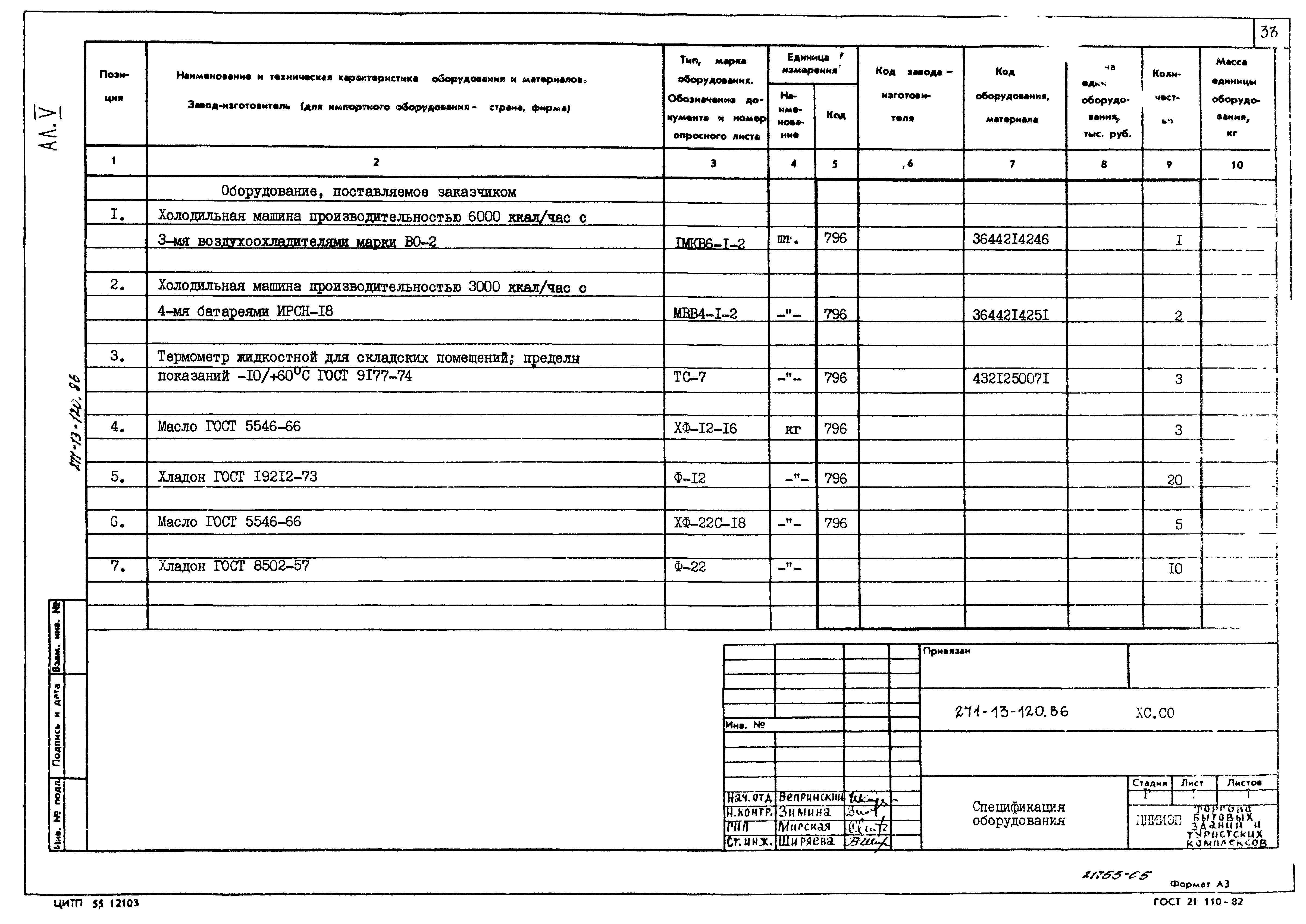 Типовой проект 271-13-120.86