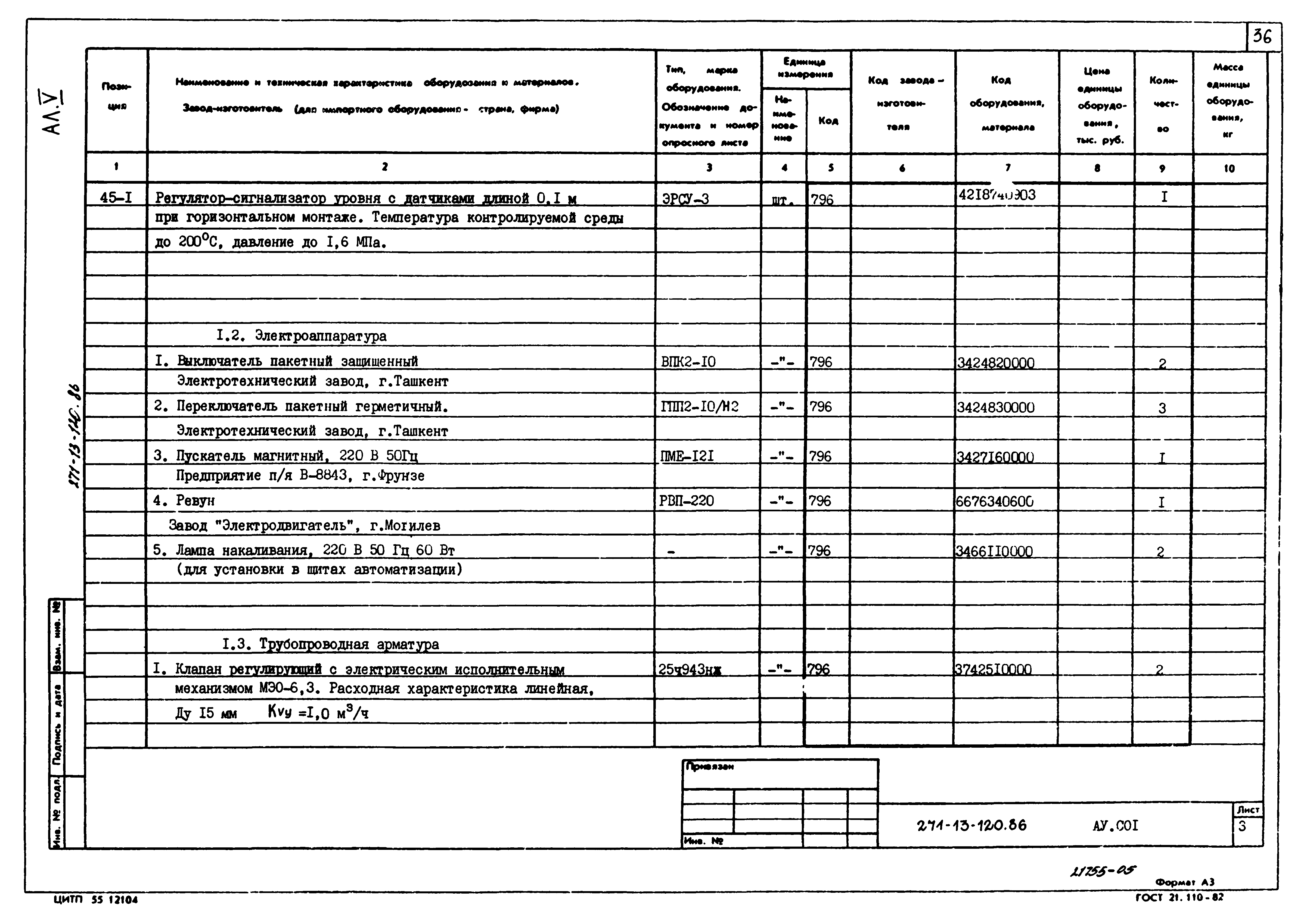 Типовой проект 271-13-120.86