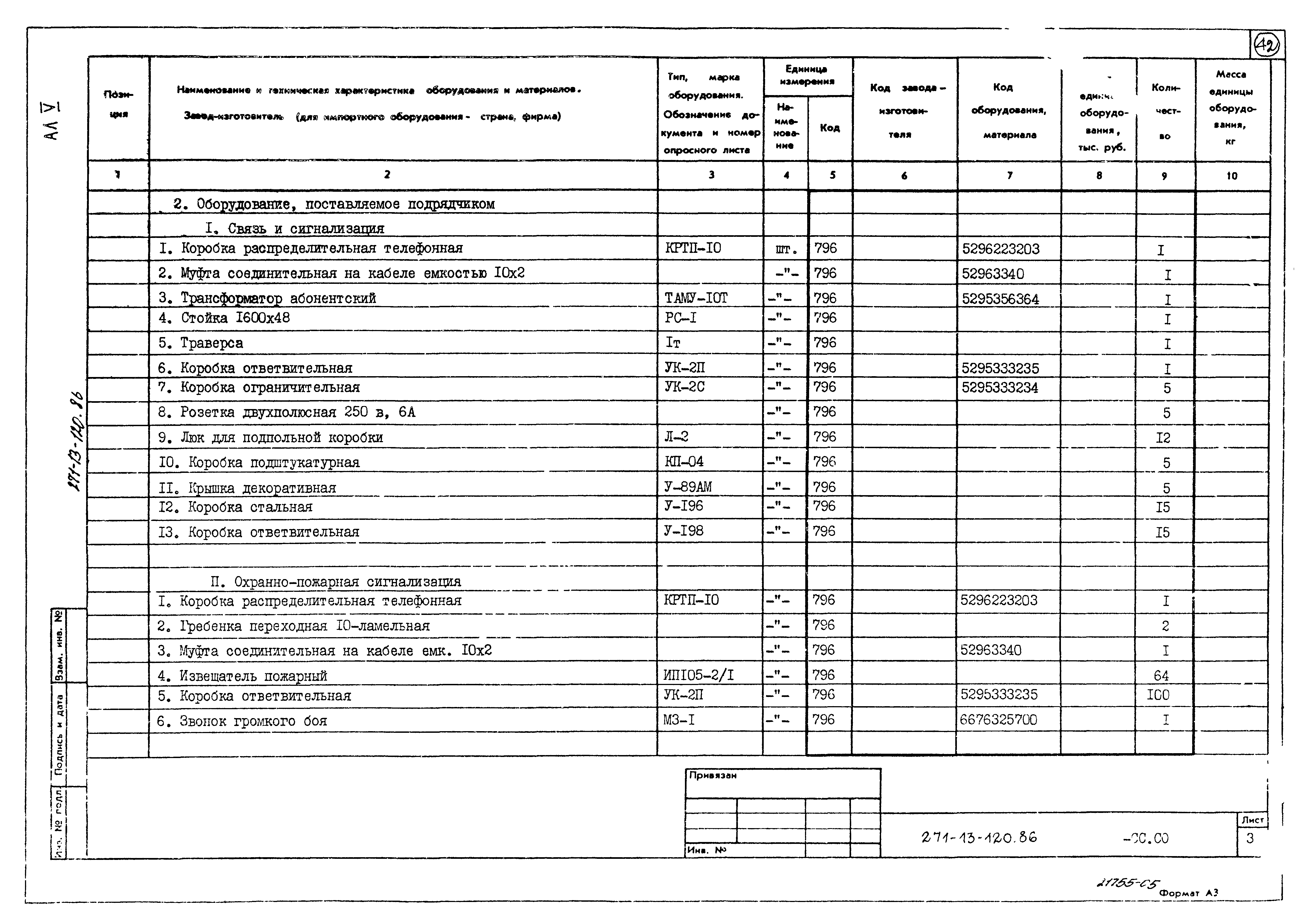 Типовой проект 271-13-120.86