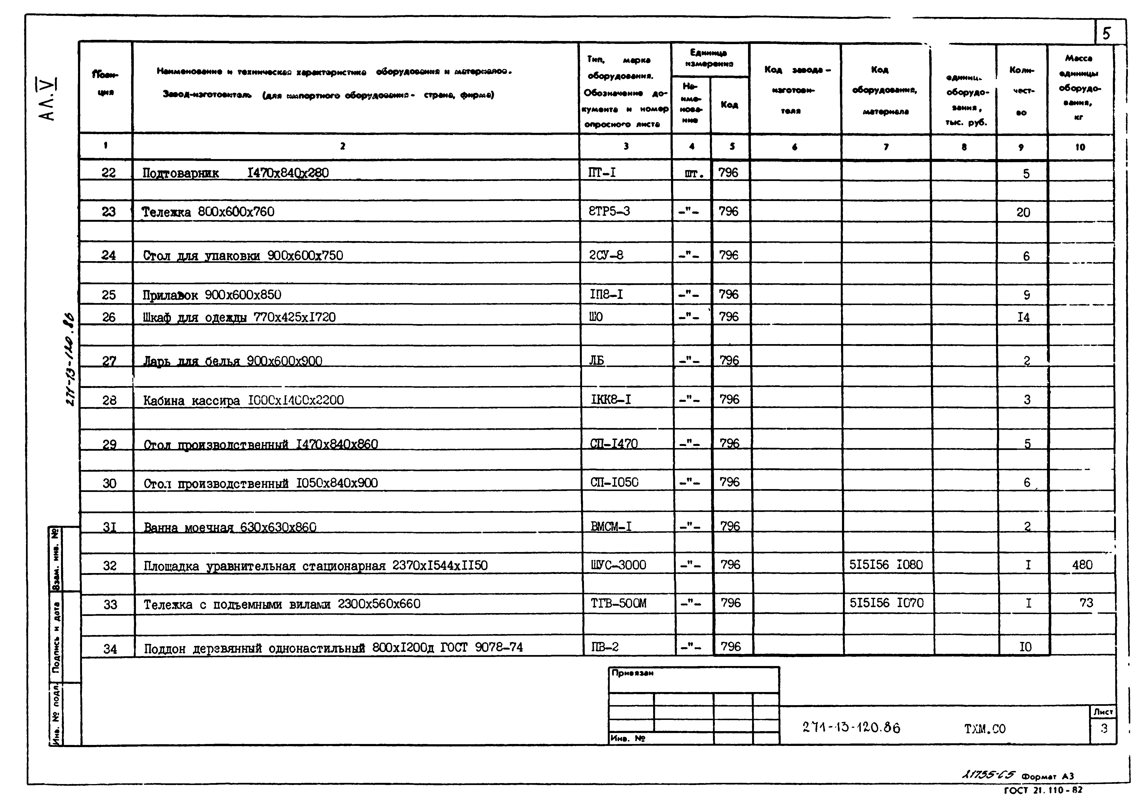 Типовой проект 271-13-120.86