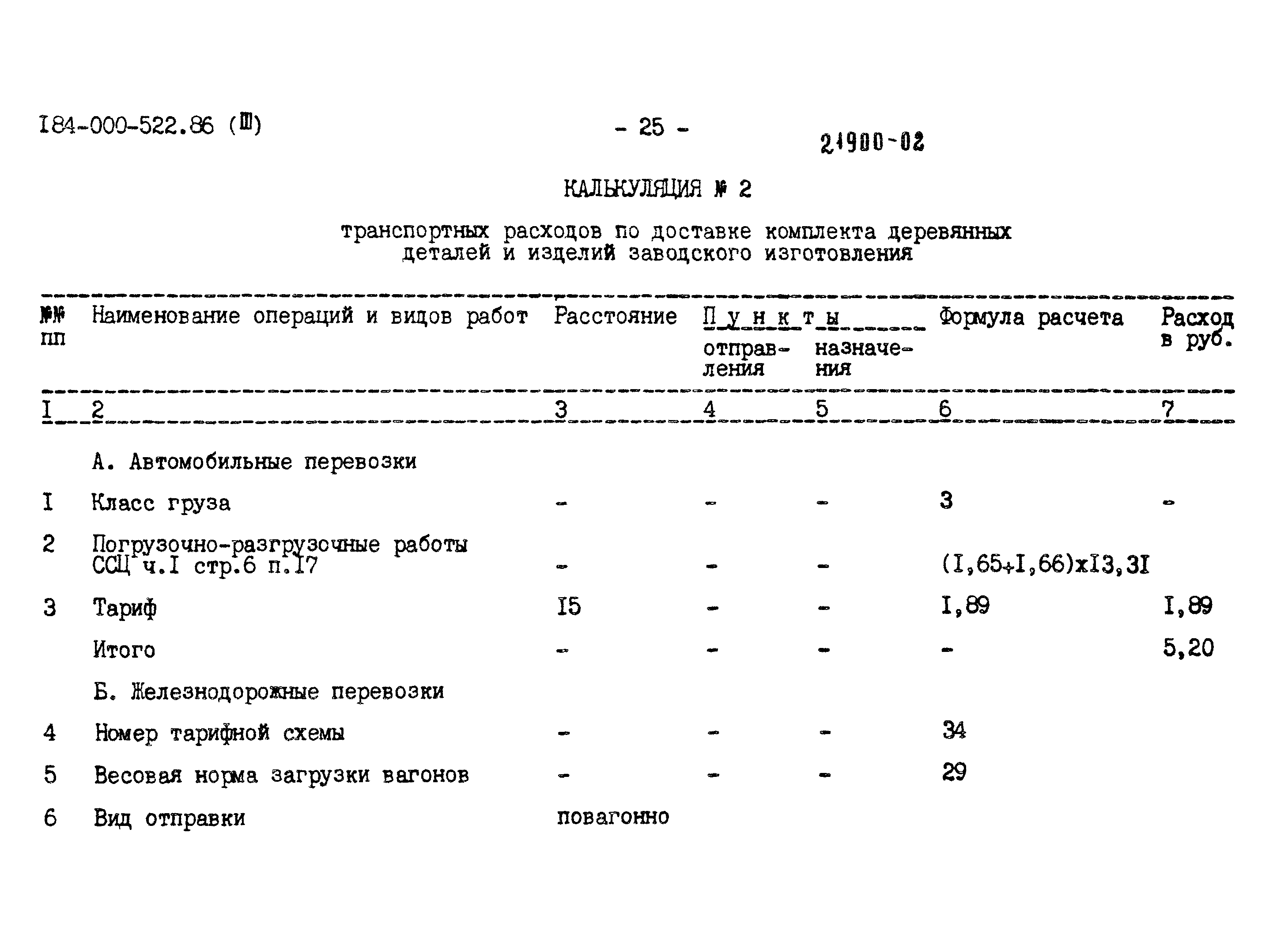 Типовой проект 184-000-522.86