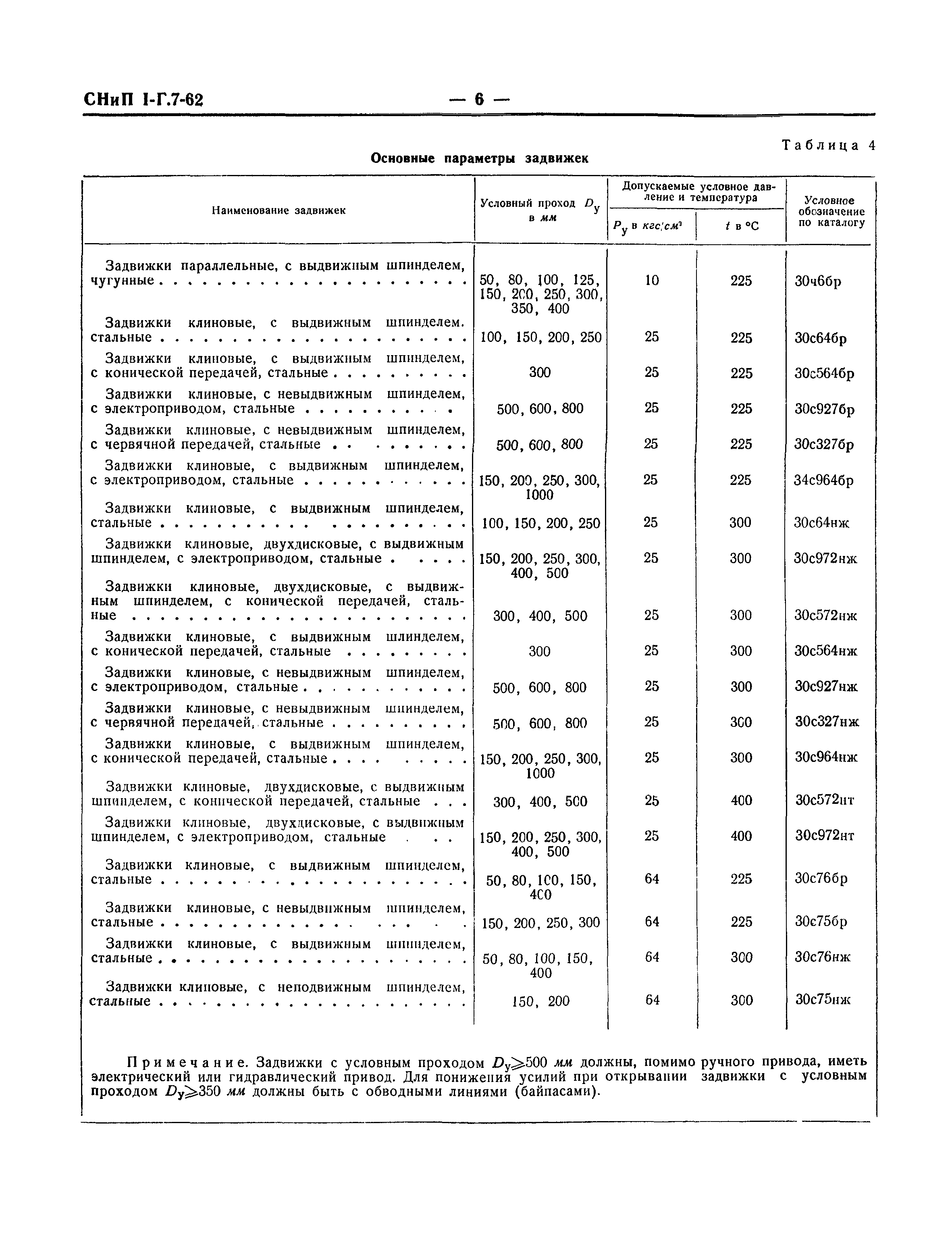 СНиП I-Г.7-62