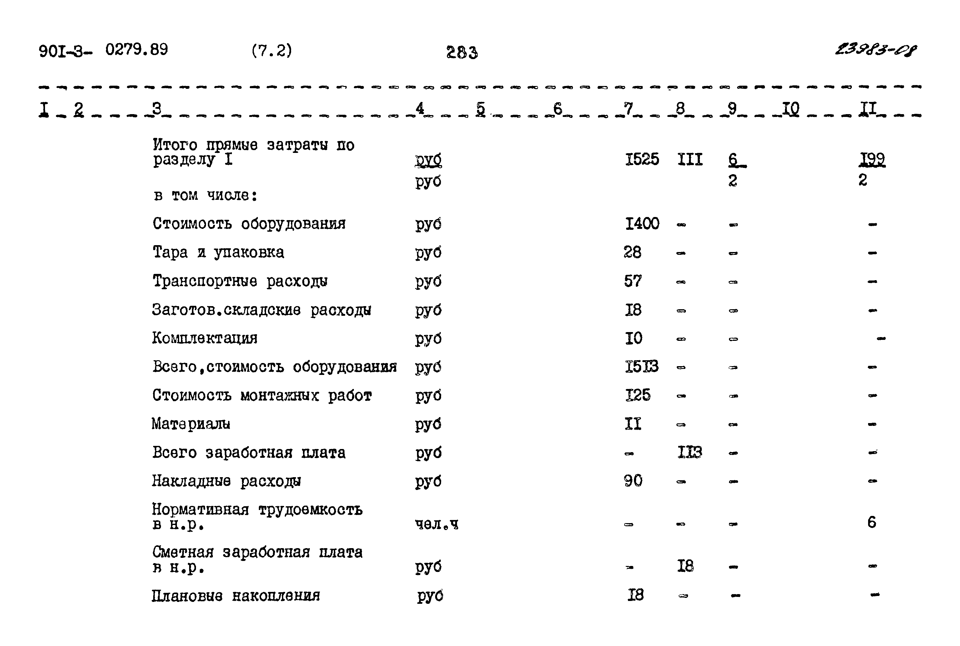 Типовые проектные решения 901-3-0279.89