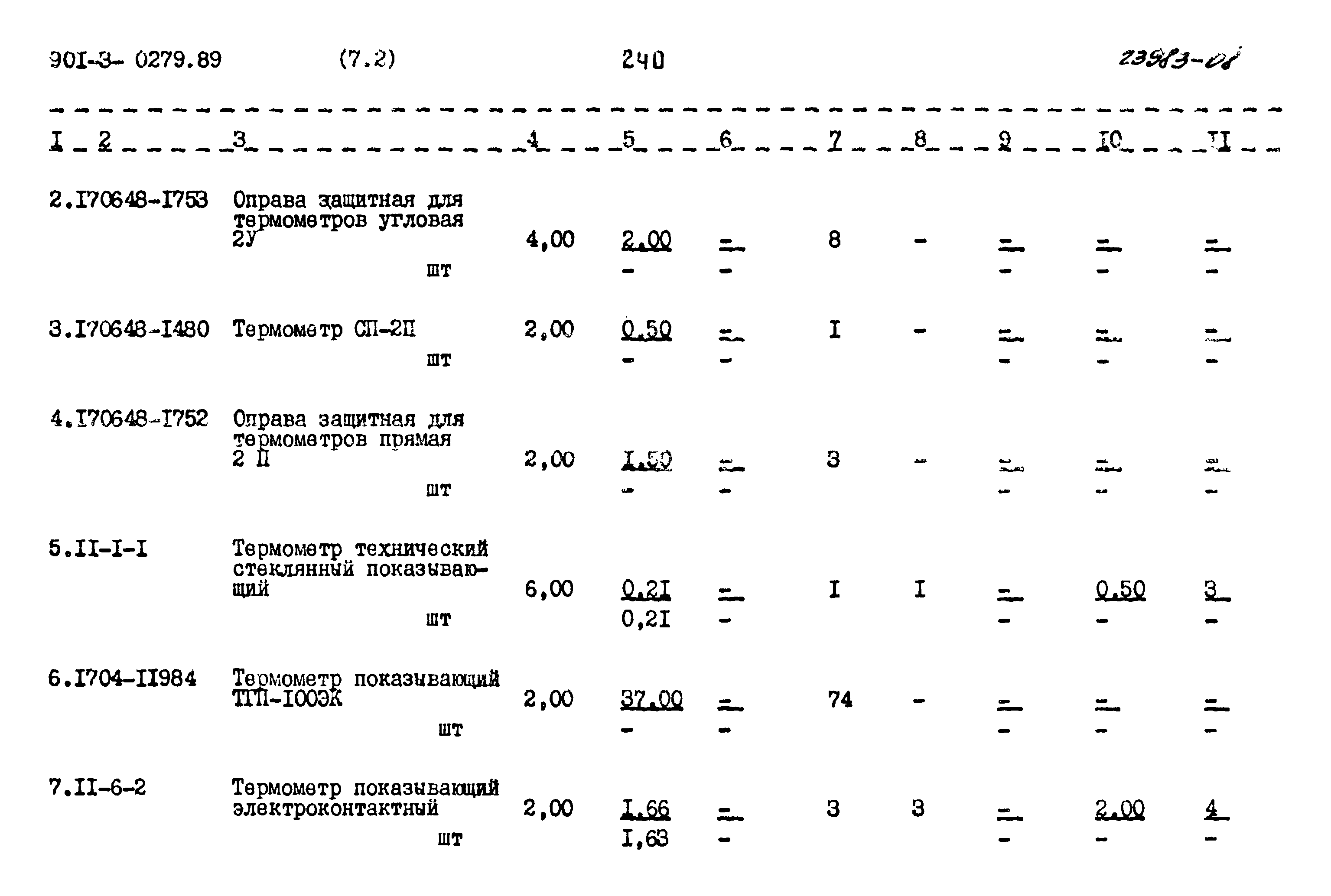 Типовые проектные решения 901-3-0279.89