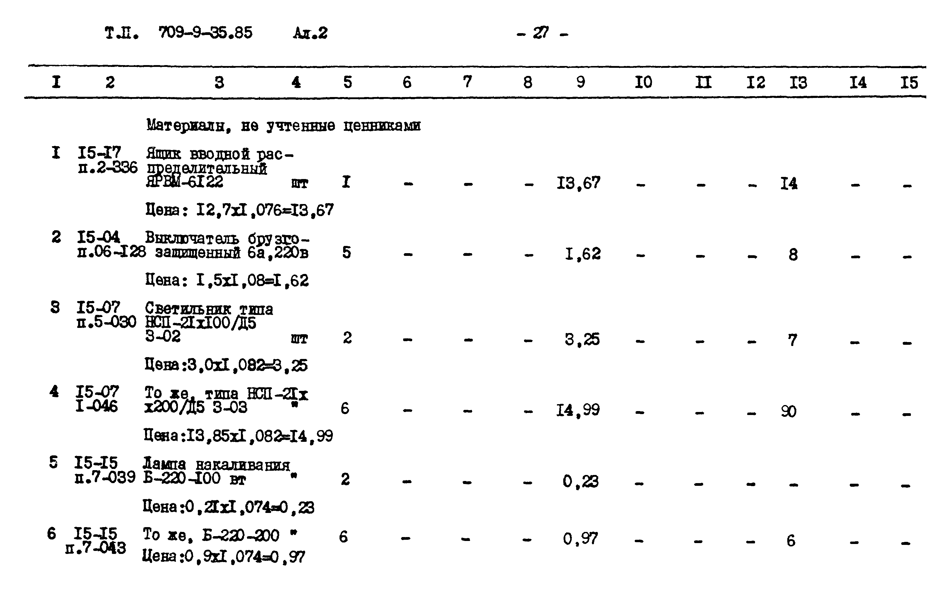 Типовой проект 709-9-35.85