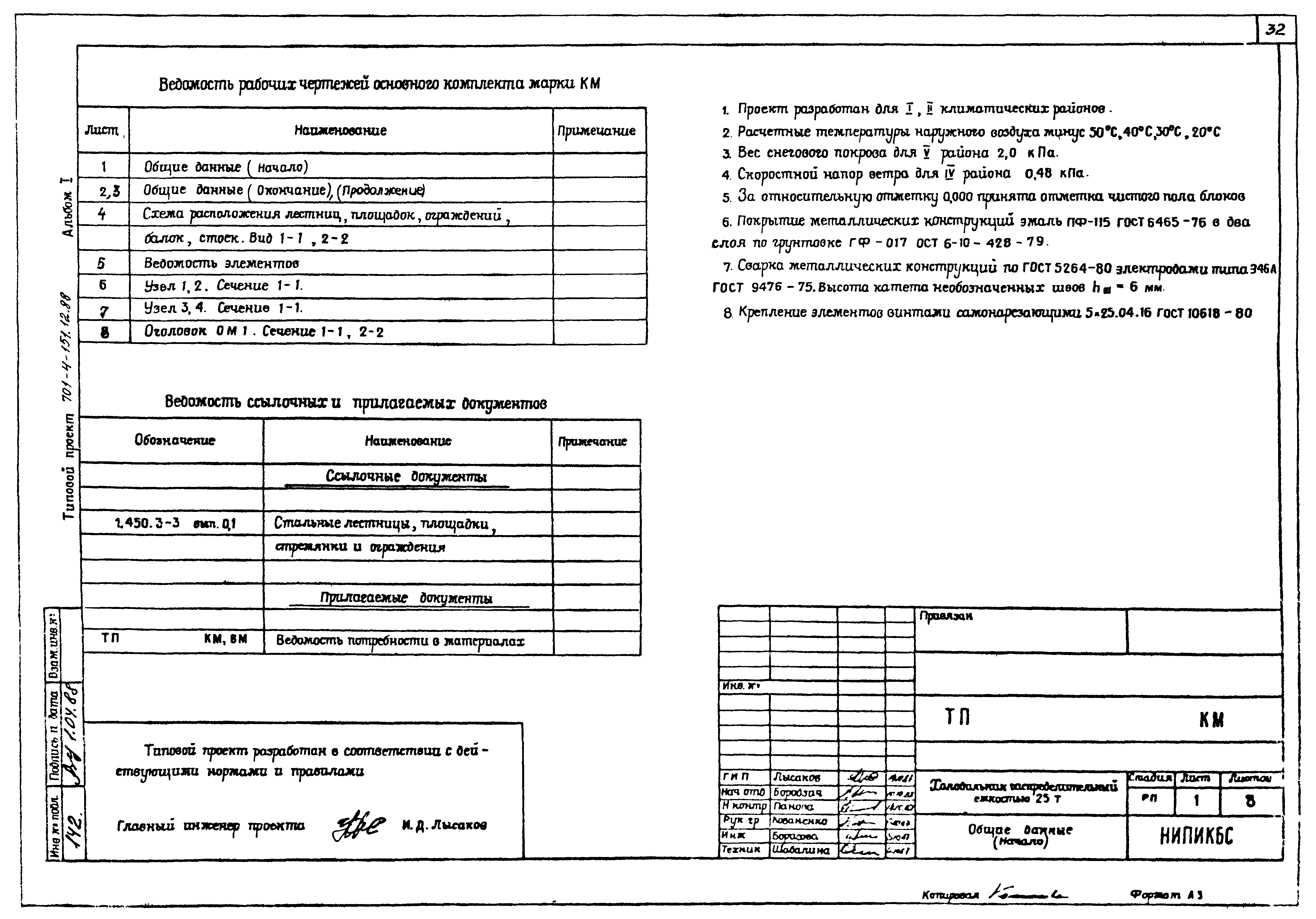 Типовой проект 701-4-151.12.88