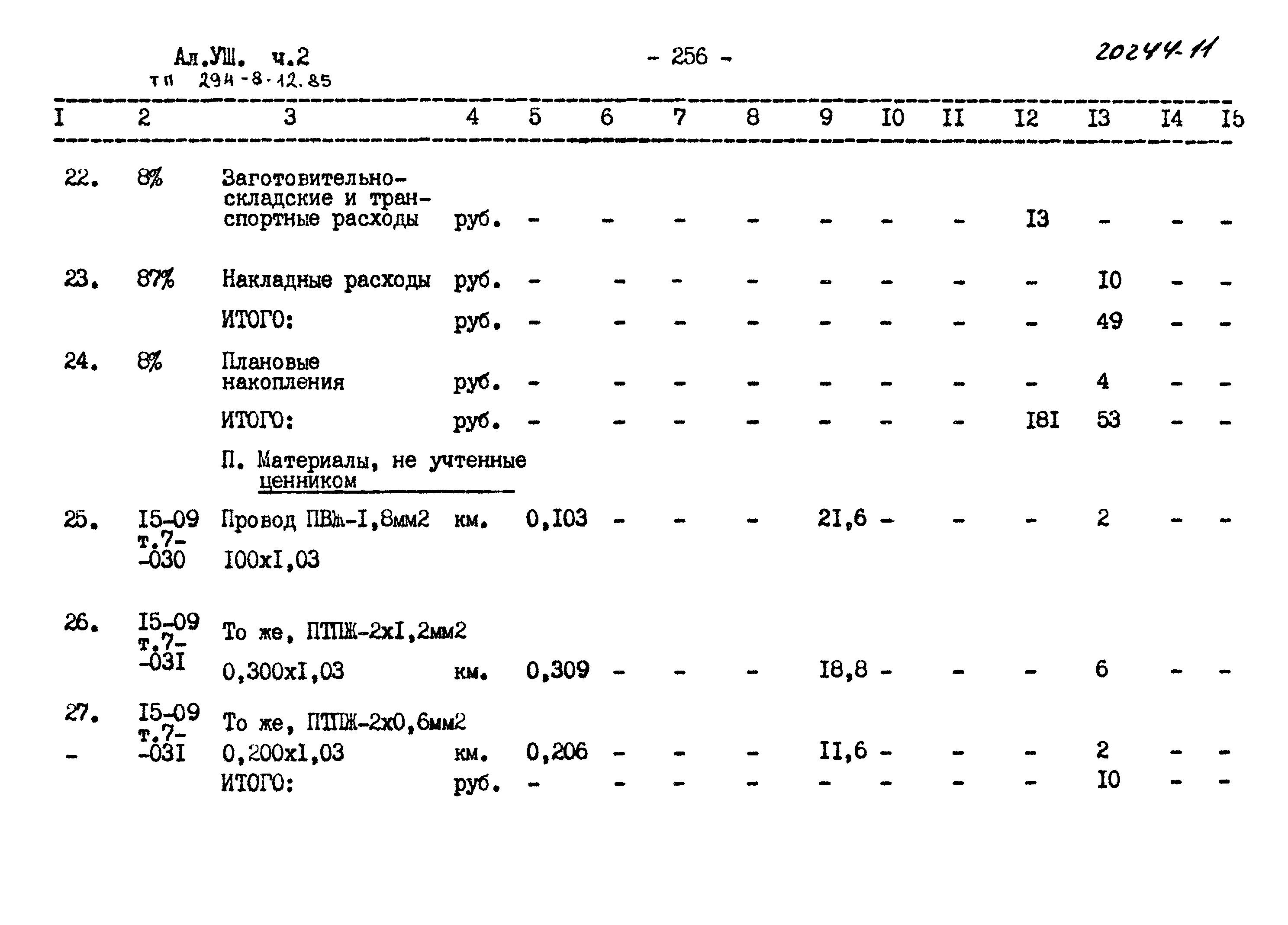 Типовой проект 294-8-12.85