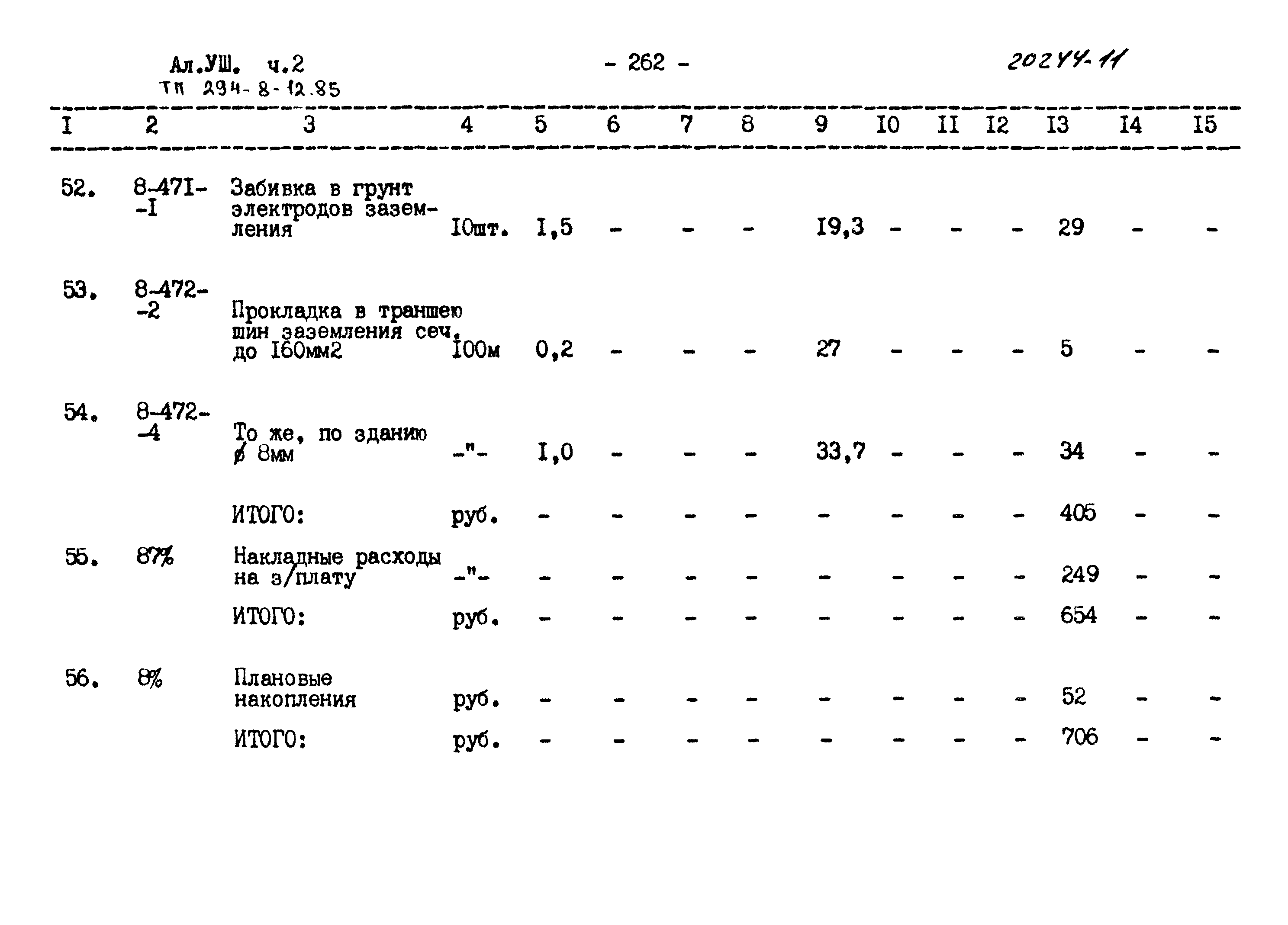 Типовой проект 294-8-12.85