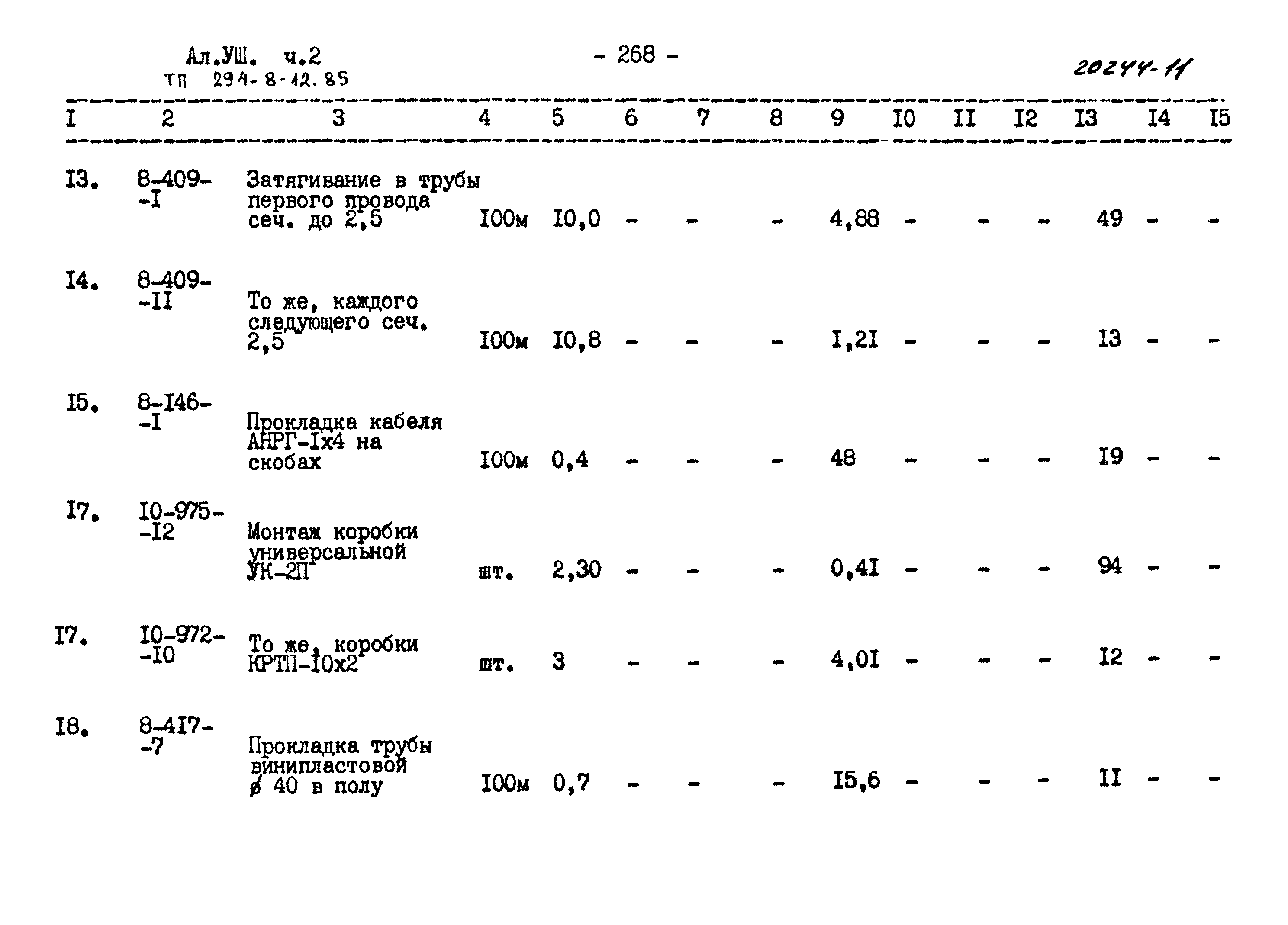 Типовой проект 294-8-12.85