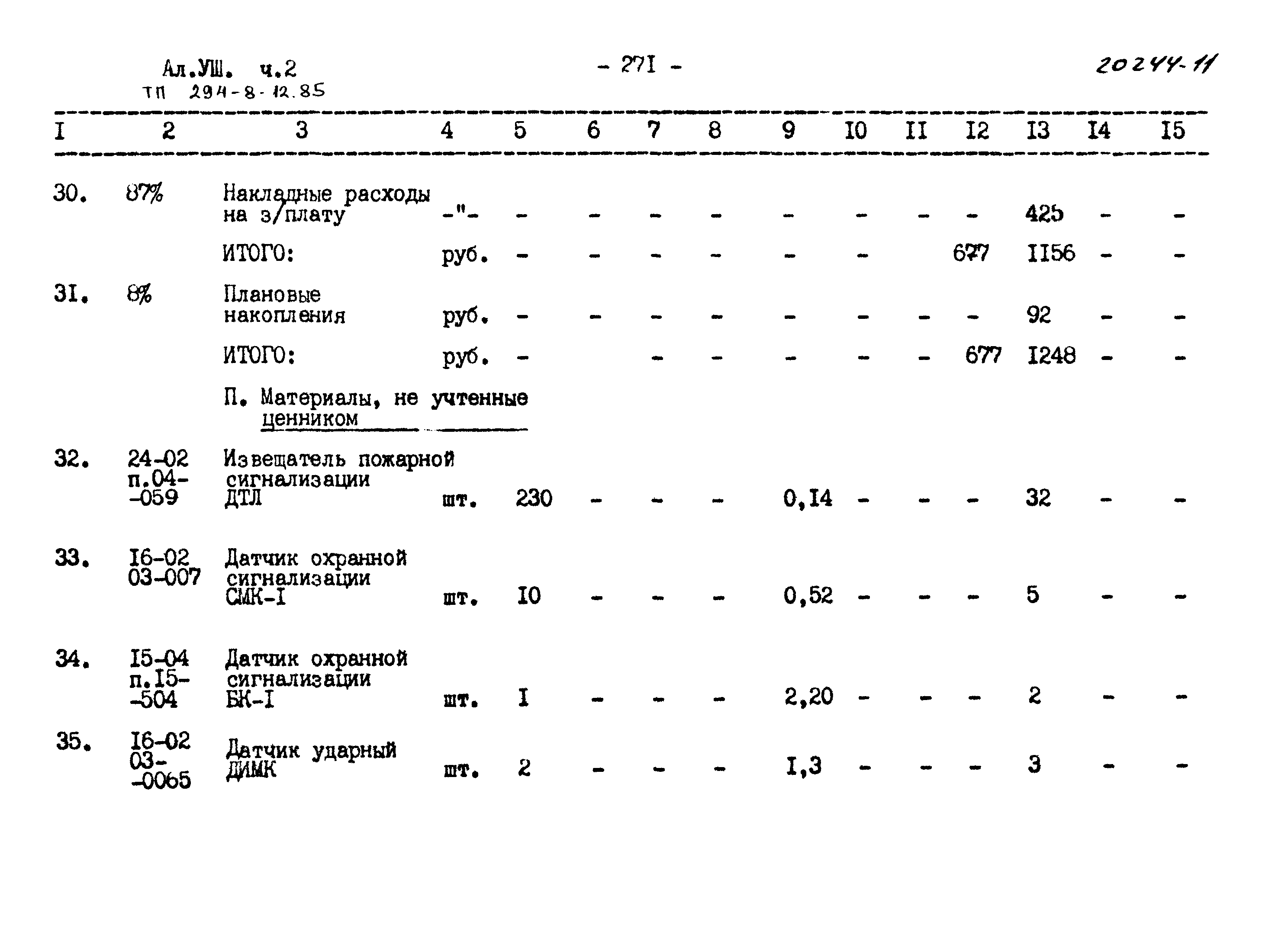 Типовой проект 294-8-12.85