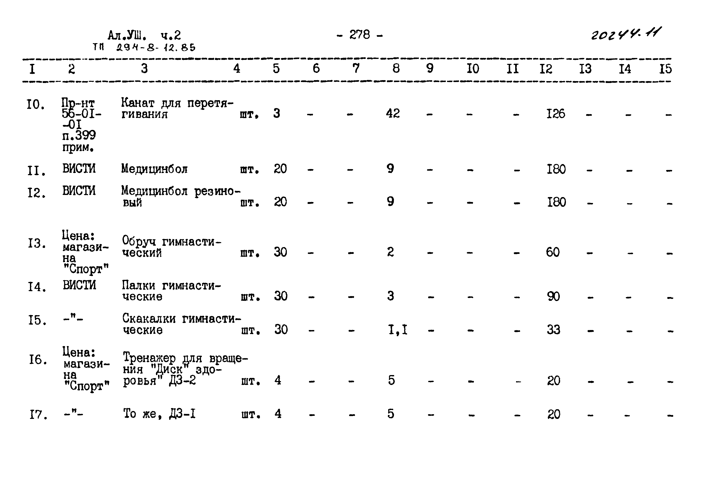 Типовой проект 294-8-12.85