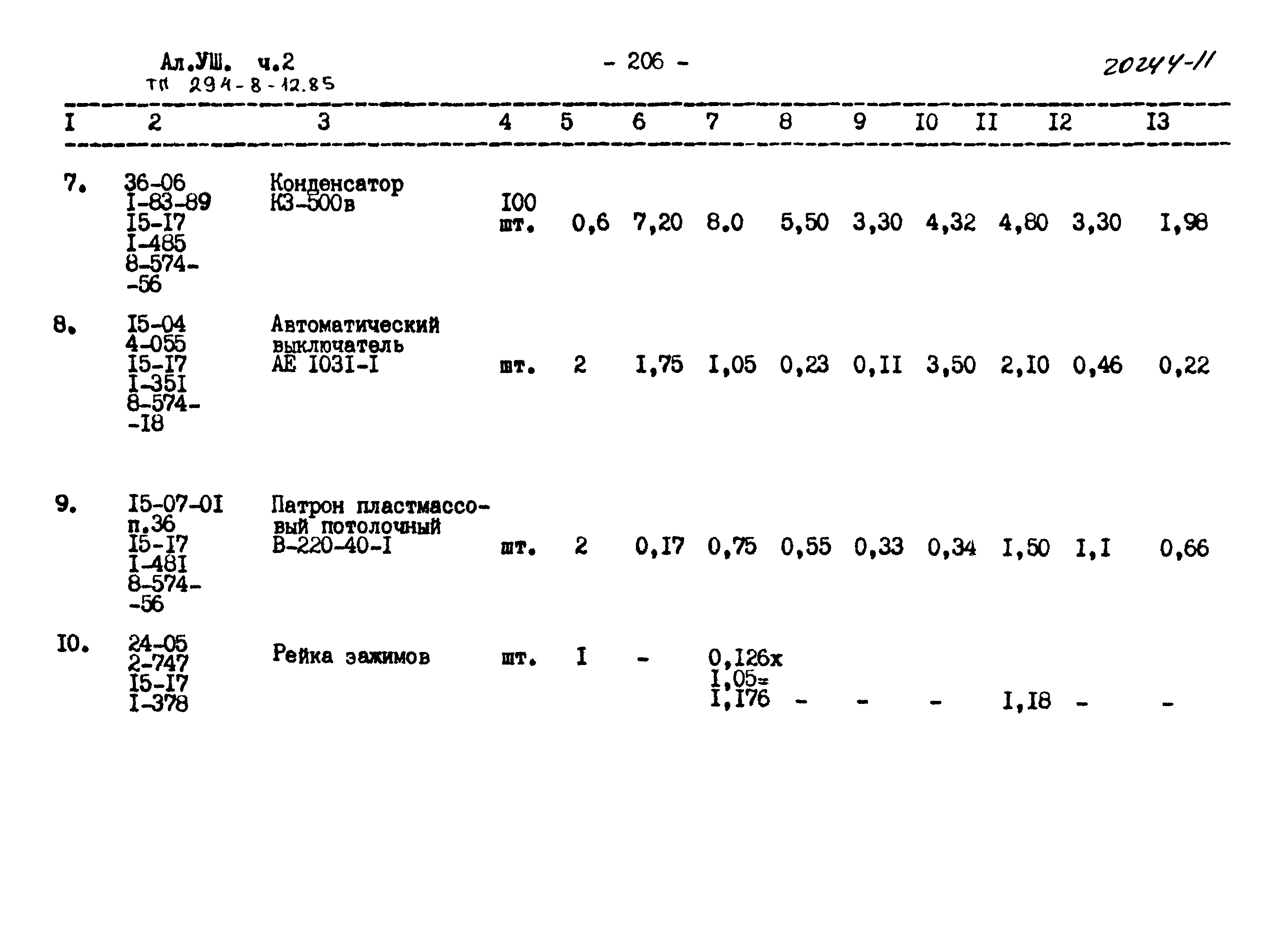 Типовой проект 294-8-12.85