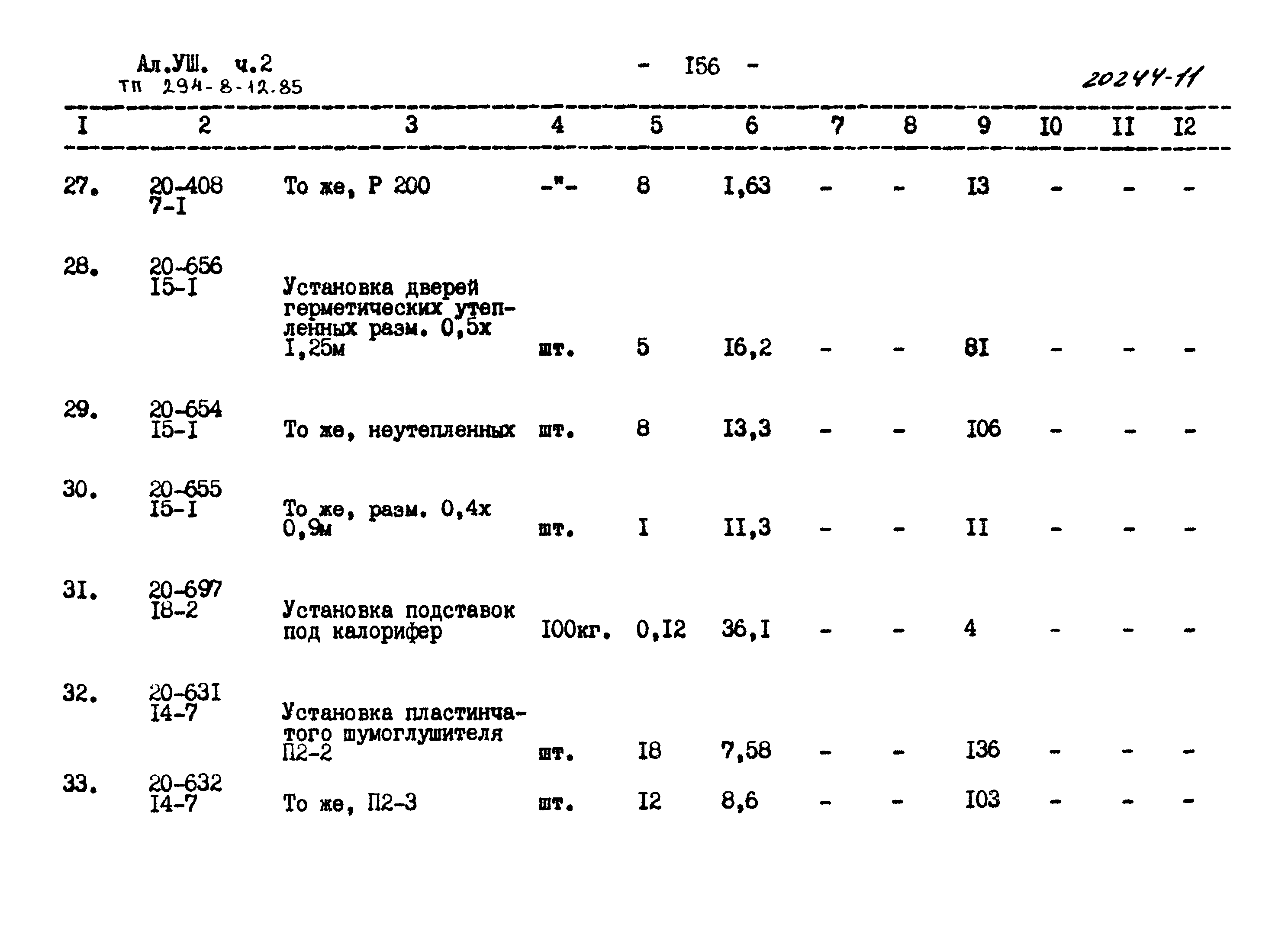 Типовой проект 294-8-12.85