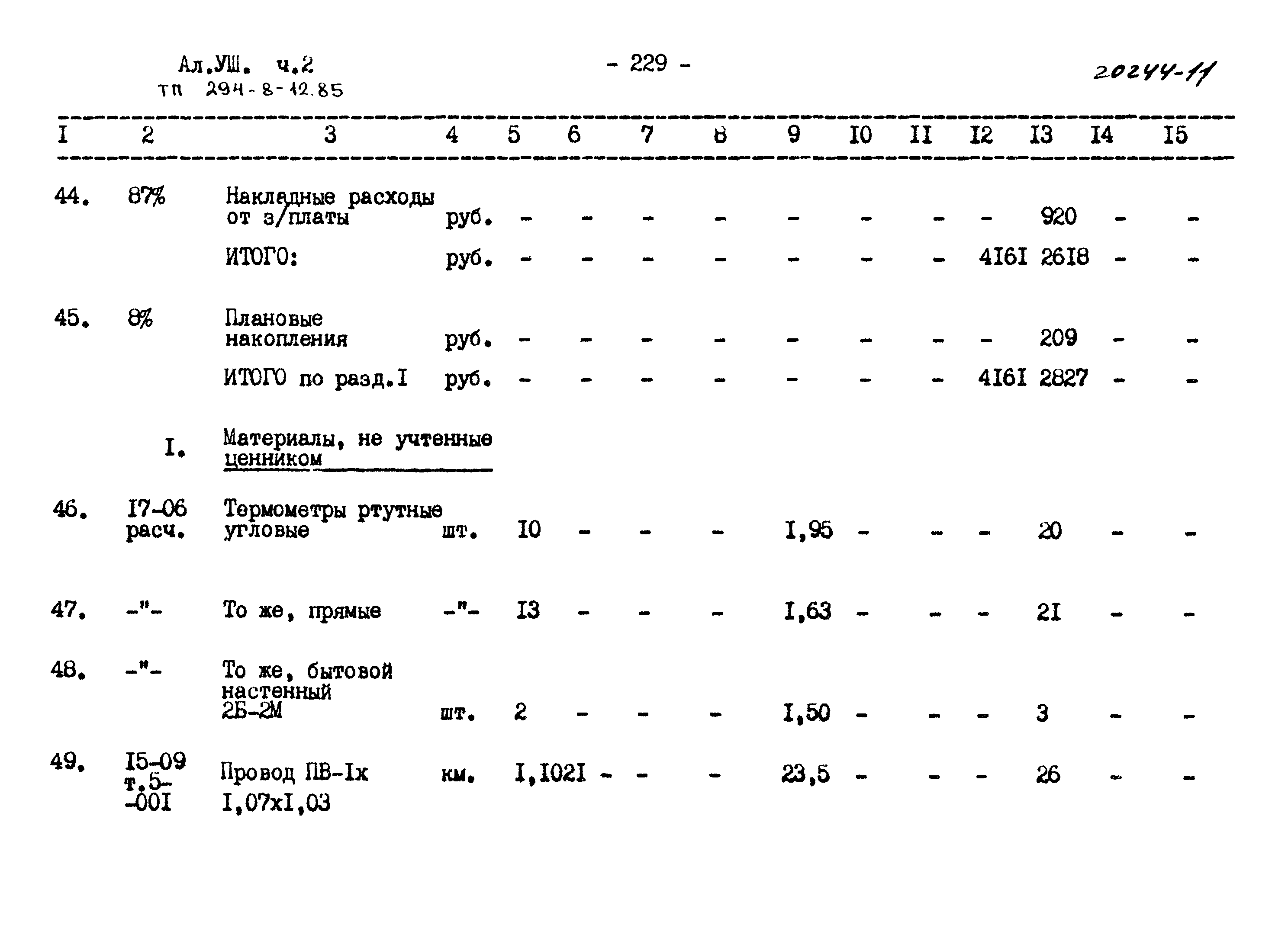 Типовой проект 294-8-12.85