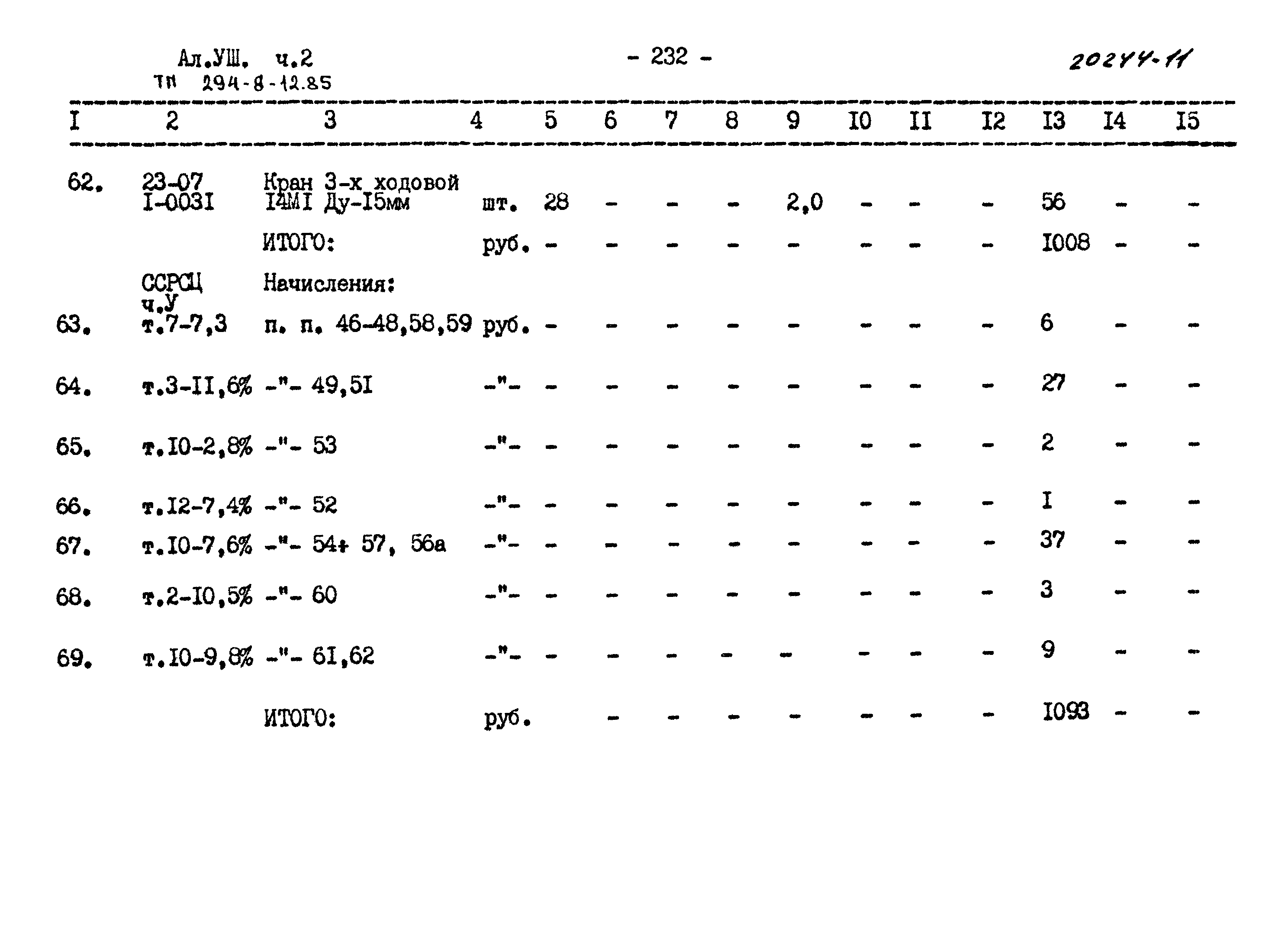 Типовой проект 294-8-12.85