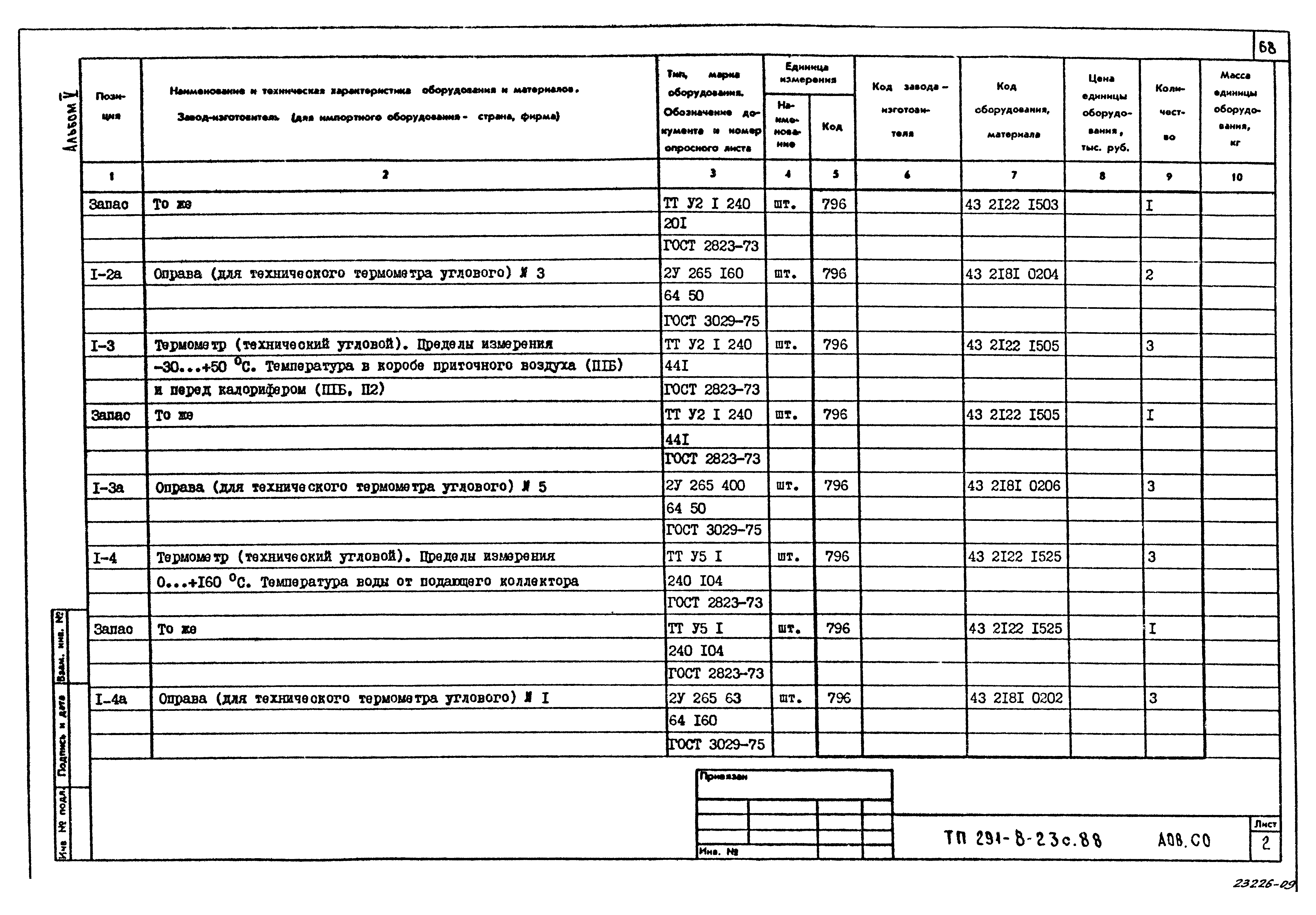 Типовой проект 291-8-23с.88