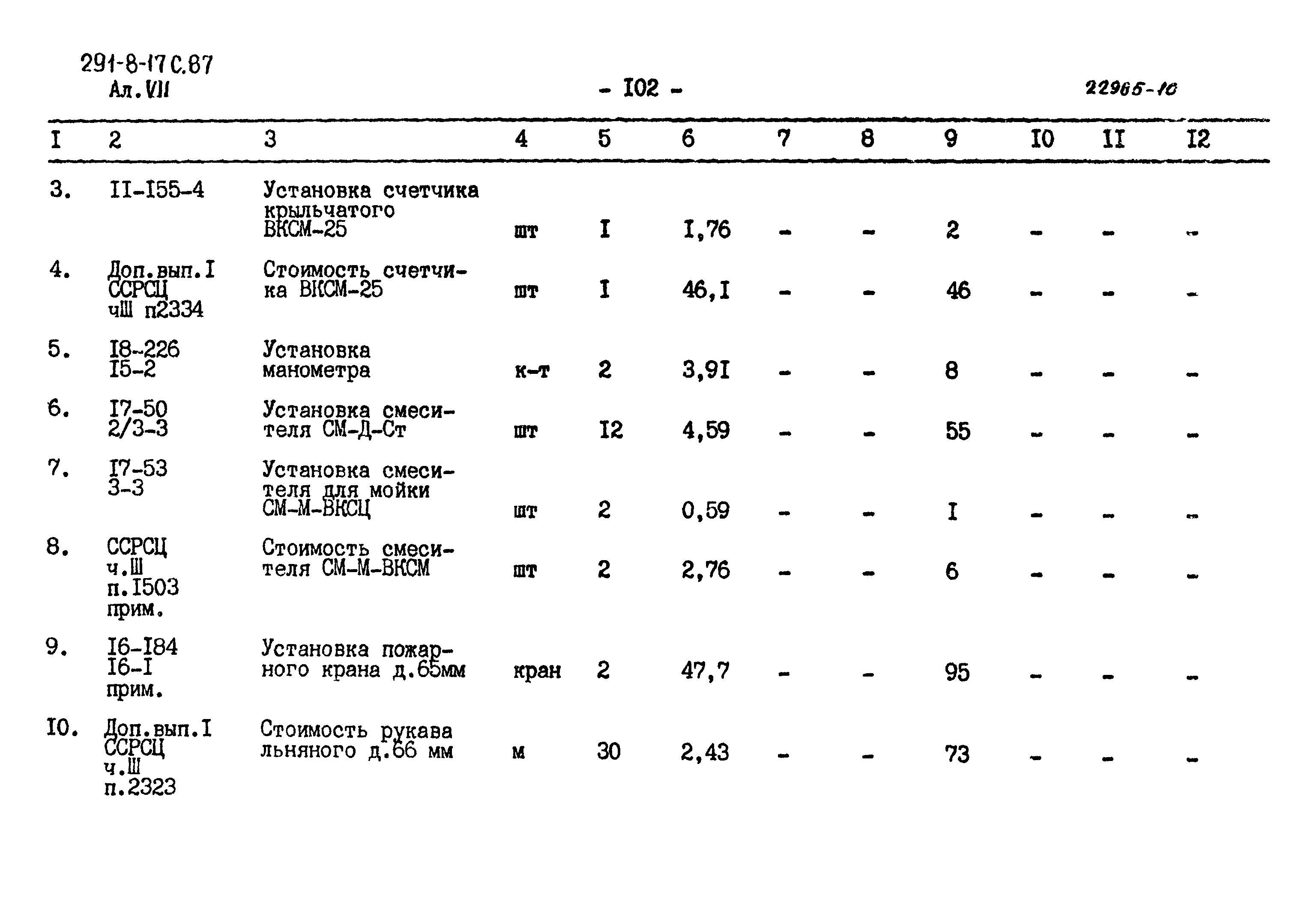 Типовой проект 291-8-17с.87