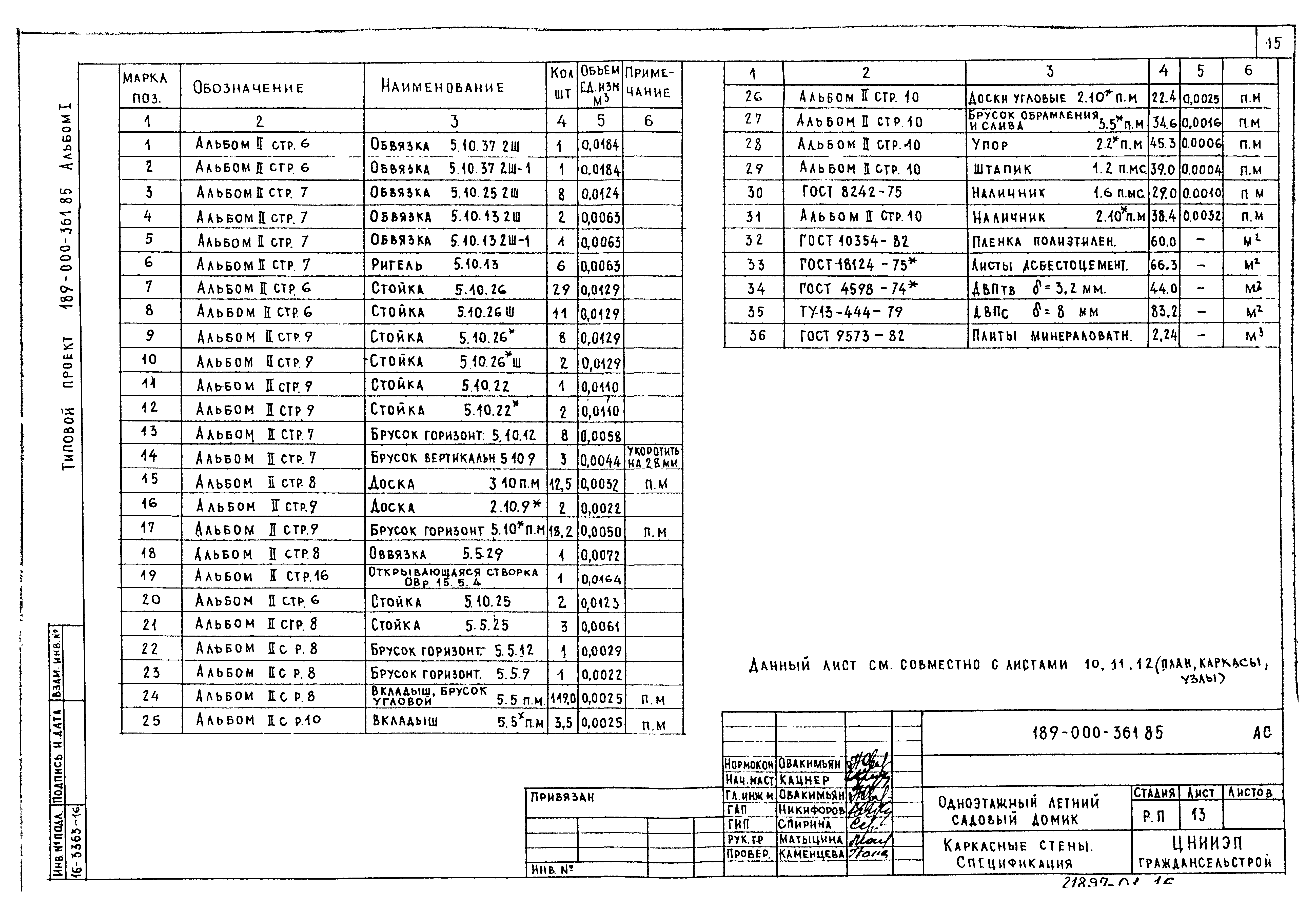 Типовой проект 189-000-361.85