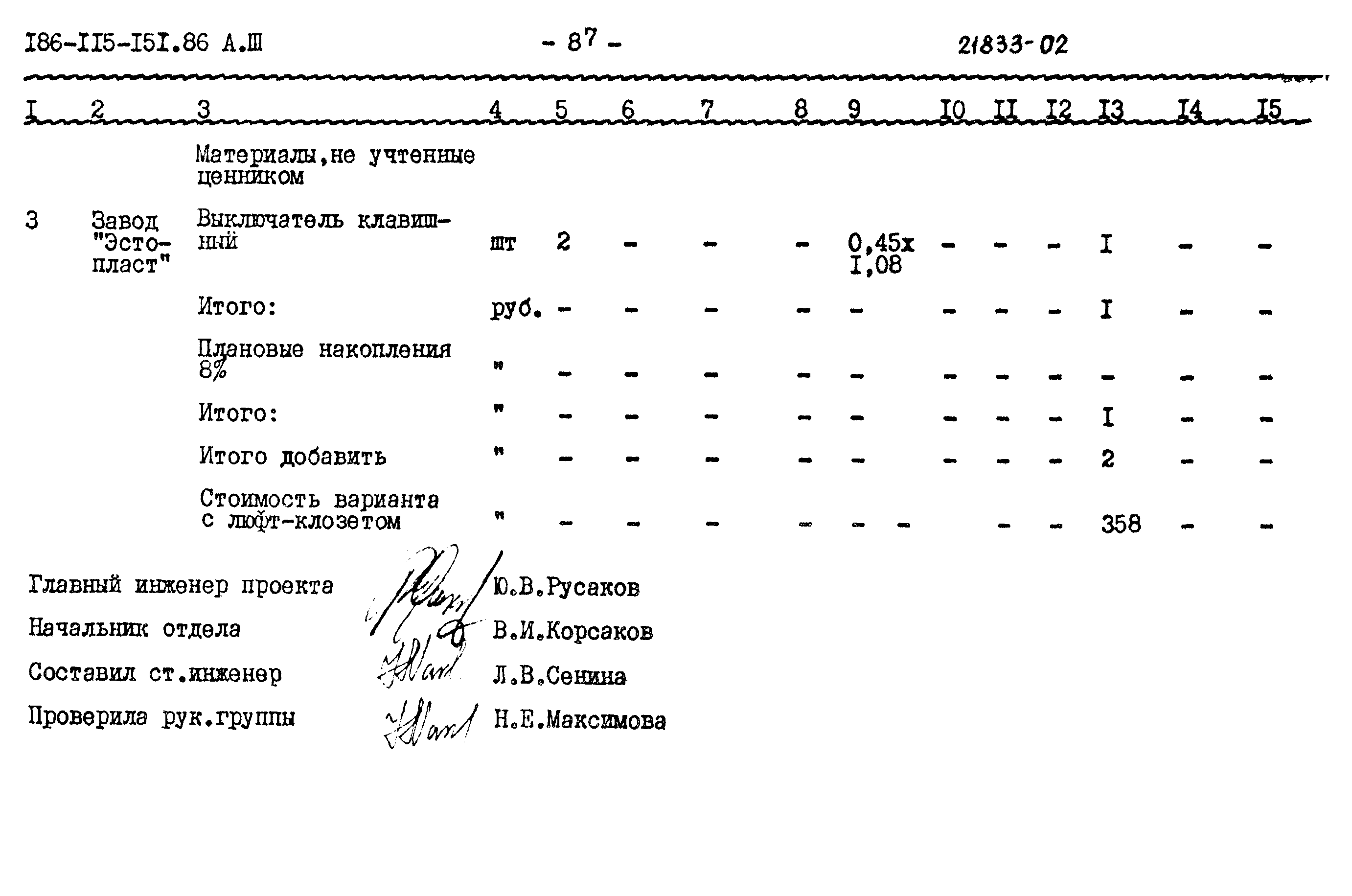 Типовой проект 186-115-151.86